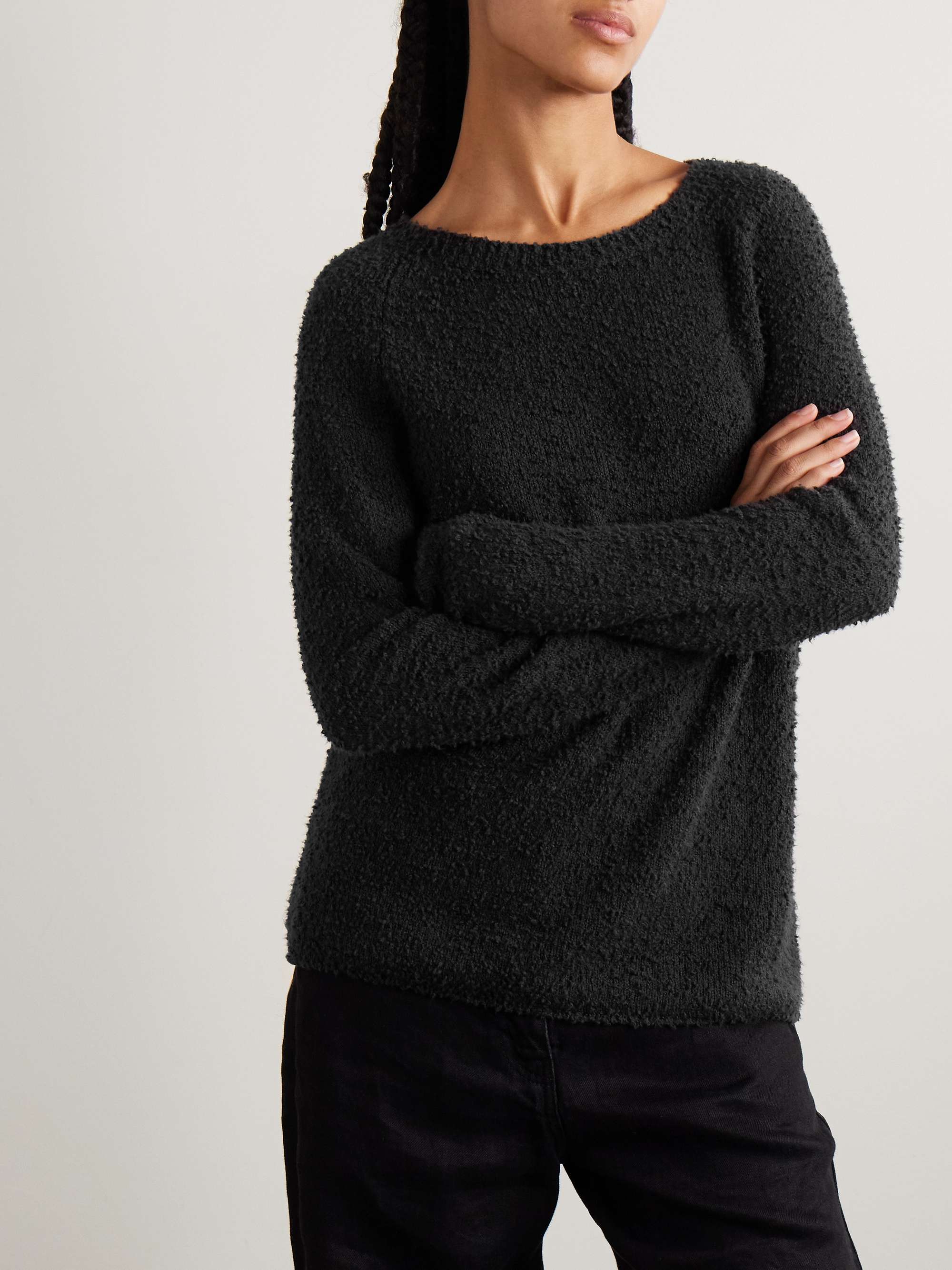 Kathy cotton-bouclé sweater view