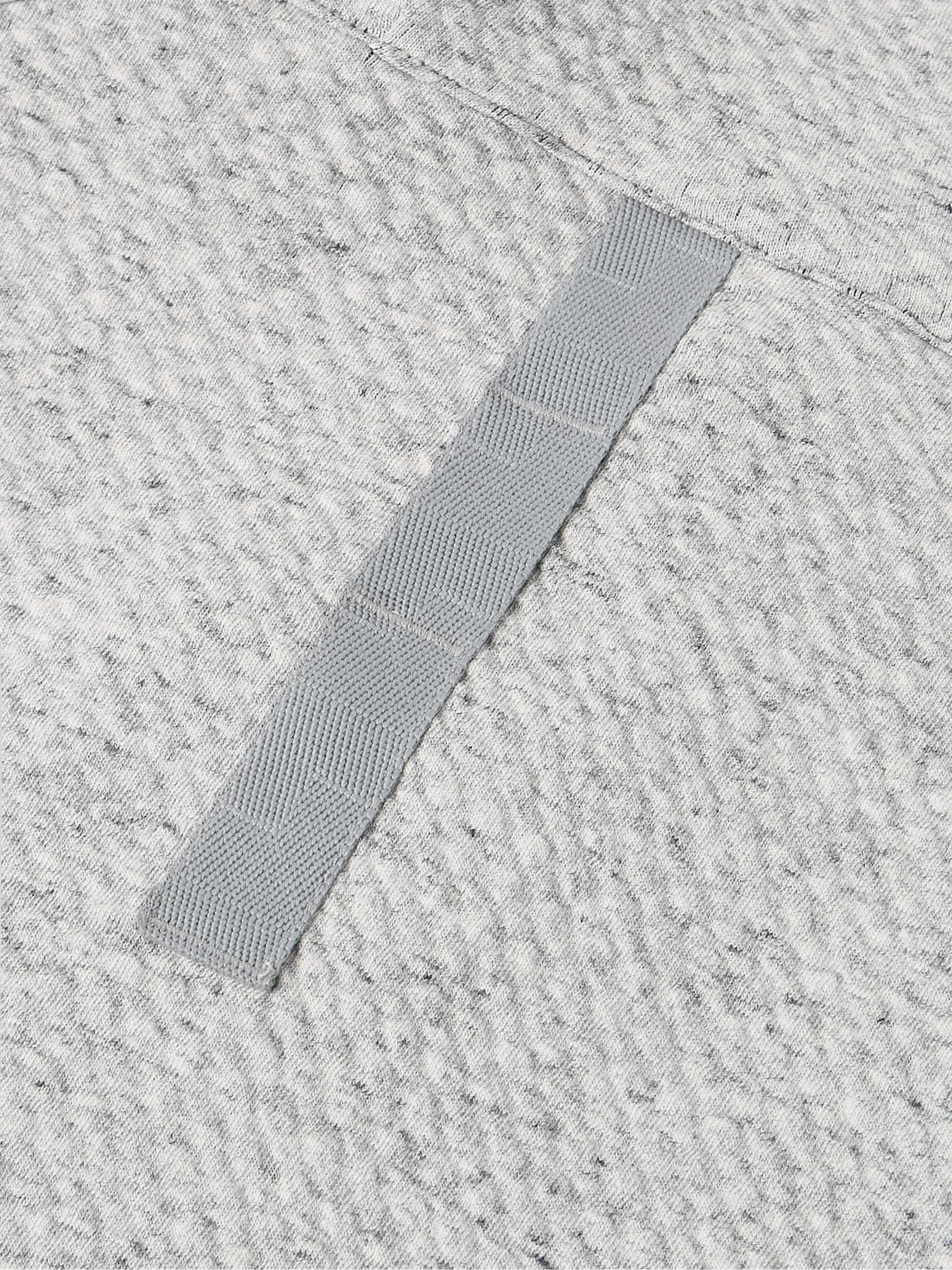 Double-Knit Textured Cotton-Blend Jersey Hoodie view