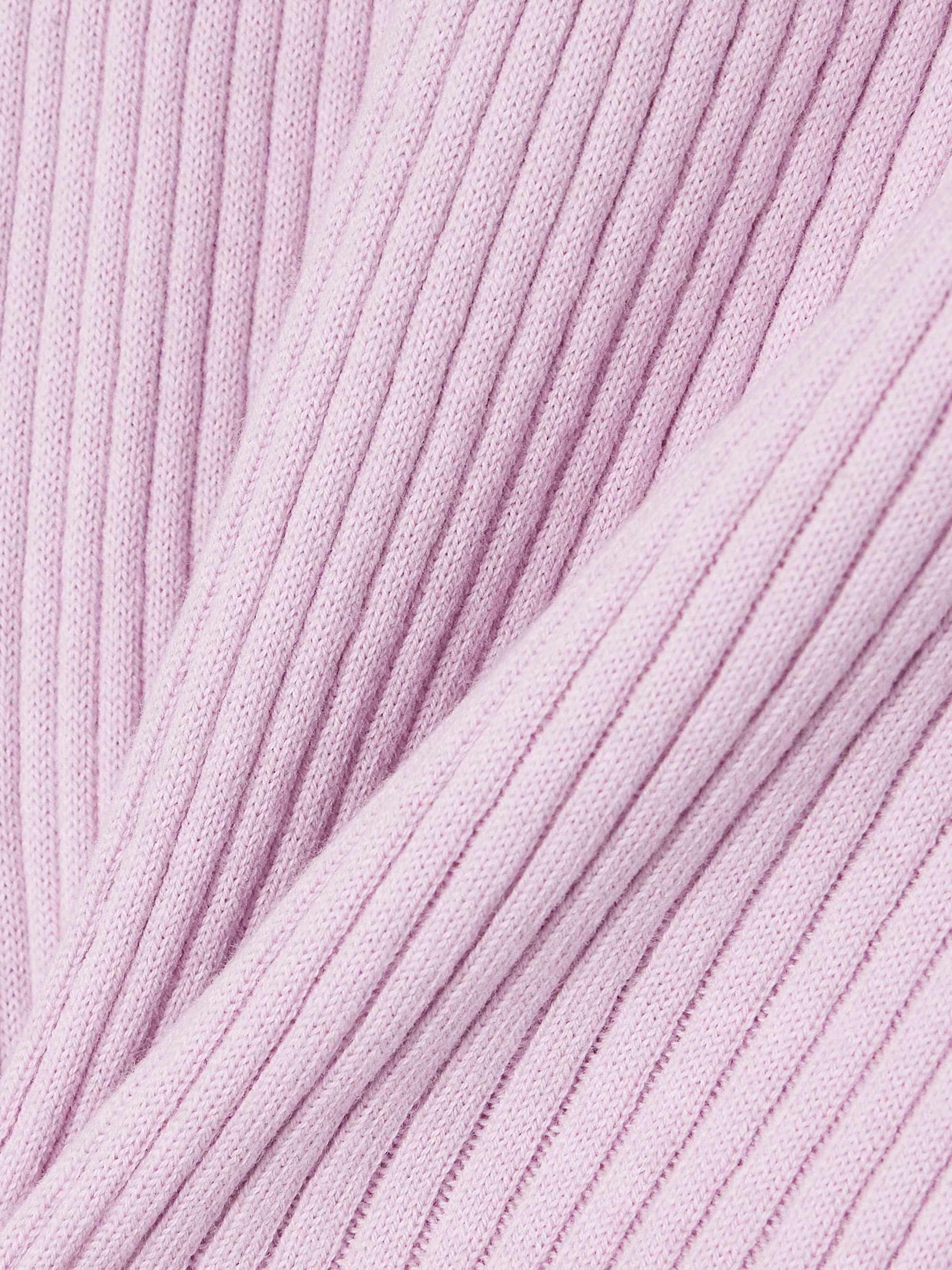 Ribbed cotton and wool-blend sweater view