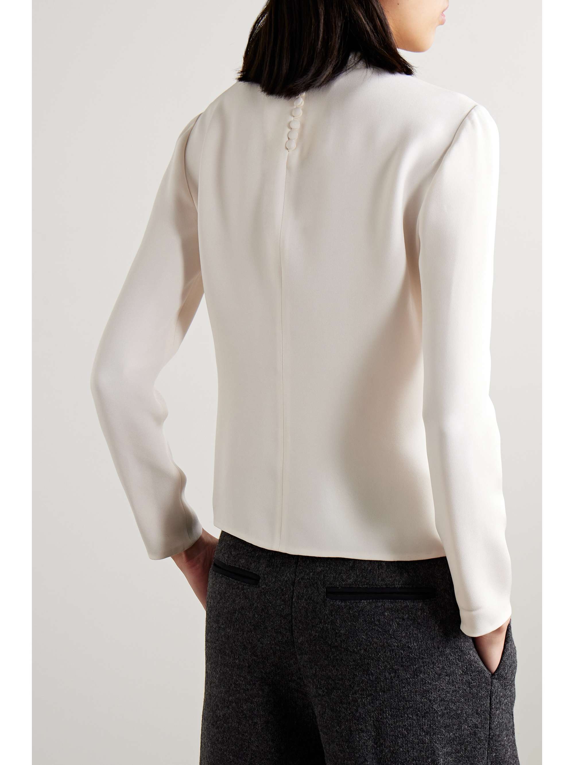 Angelica silk top view