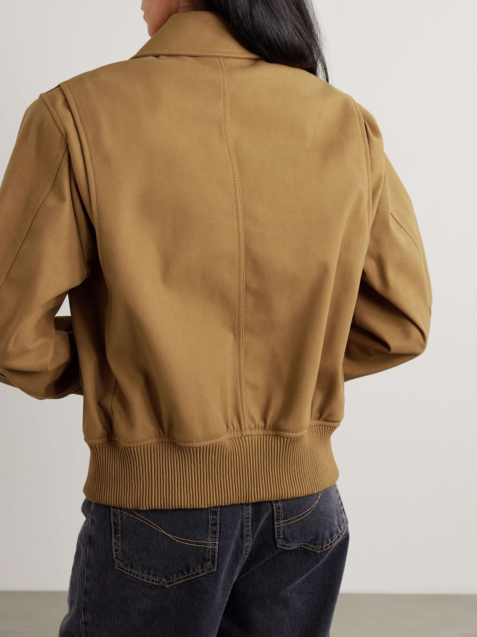 Oversized bomber jacket view