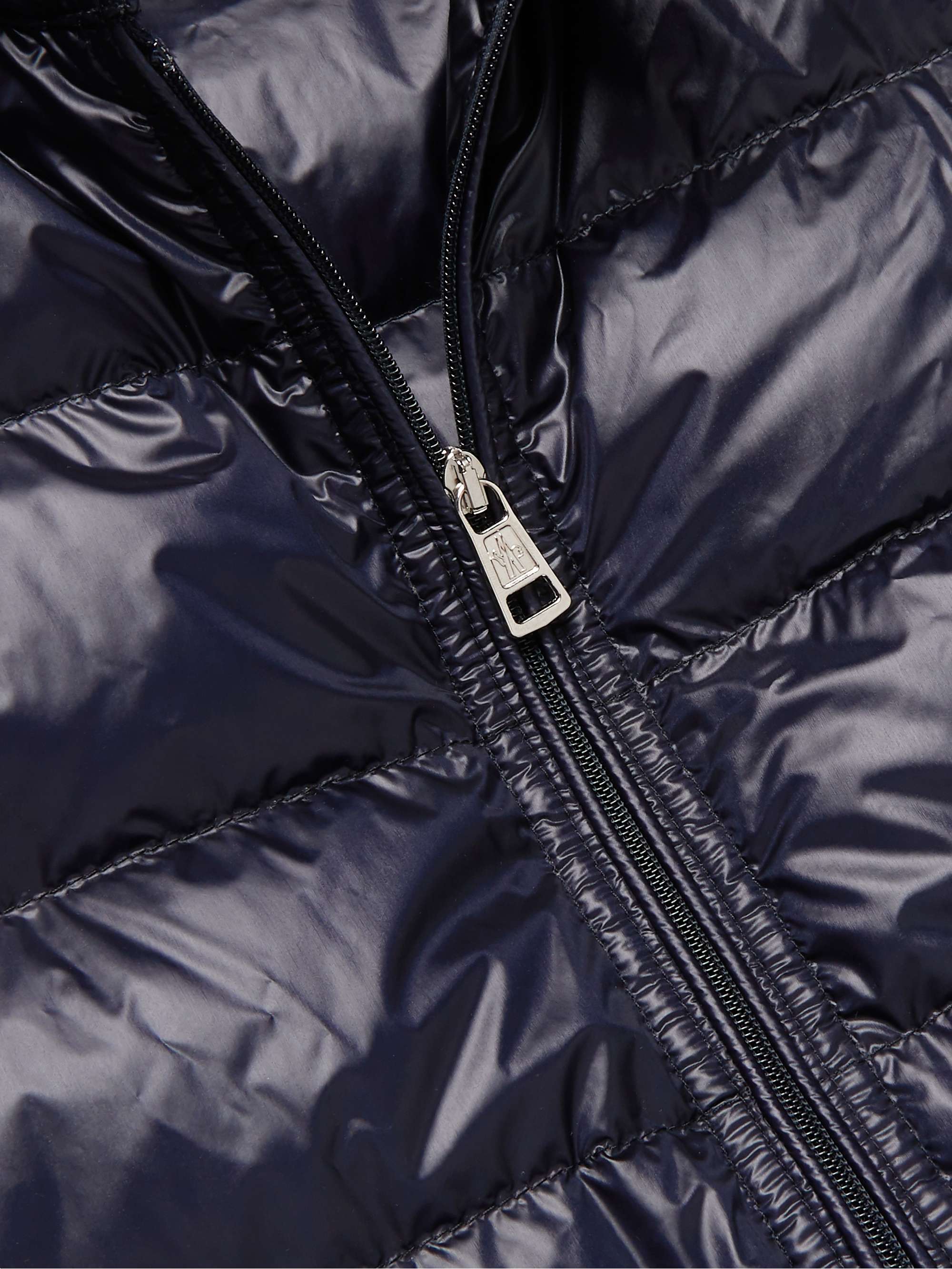 Slim-Fit Logo-Appliquéd Quilted Shell Down Gilet view