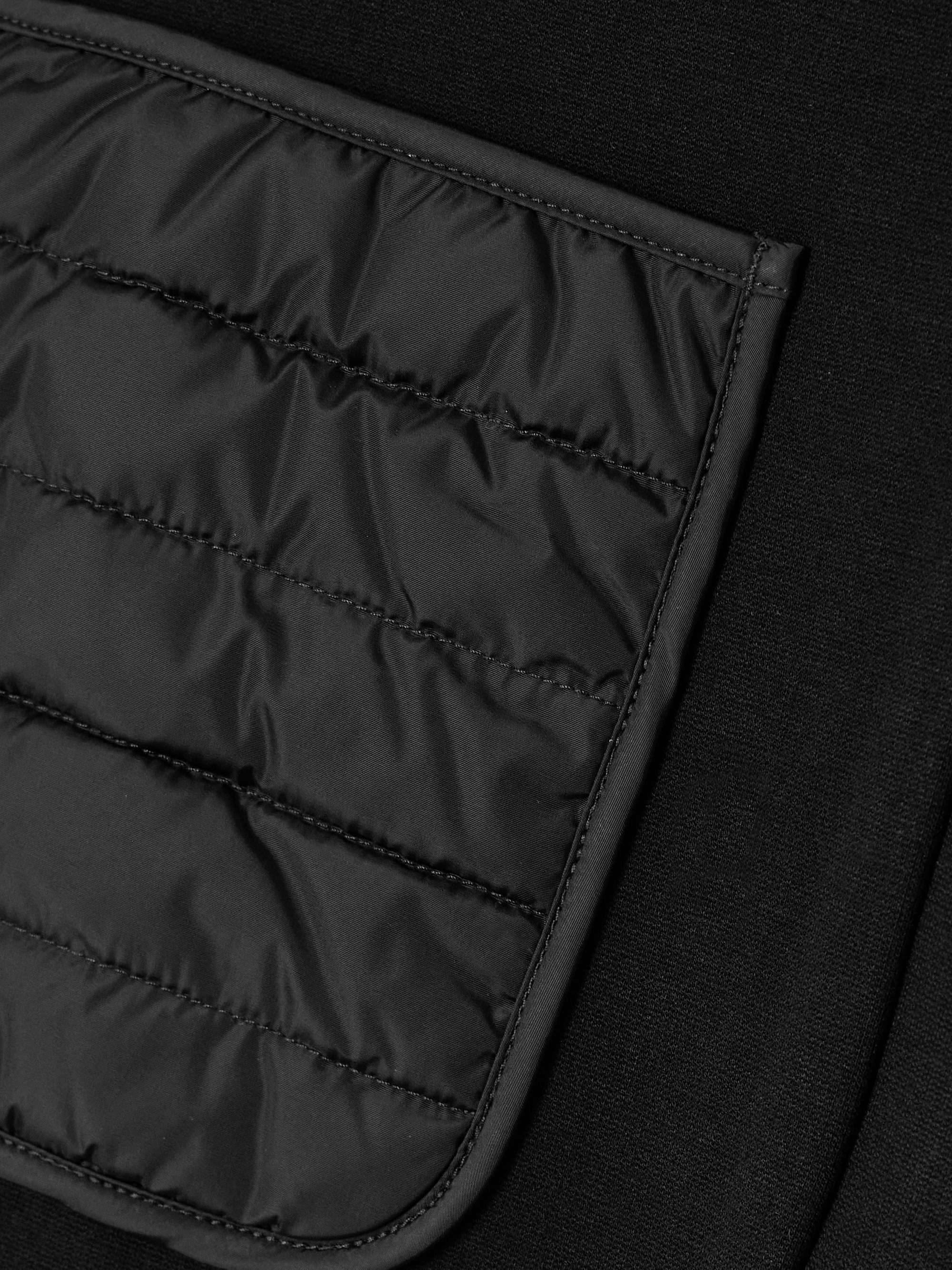 Shell-trimmed crepe mini skirt view