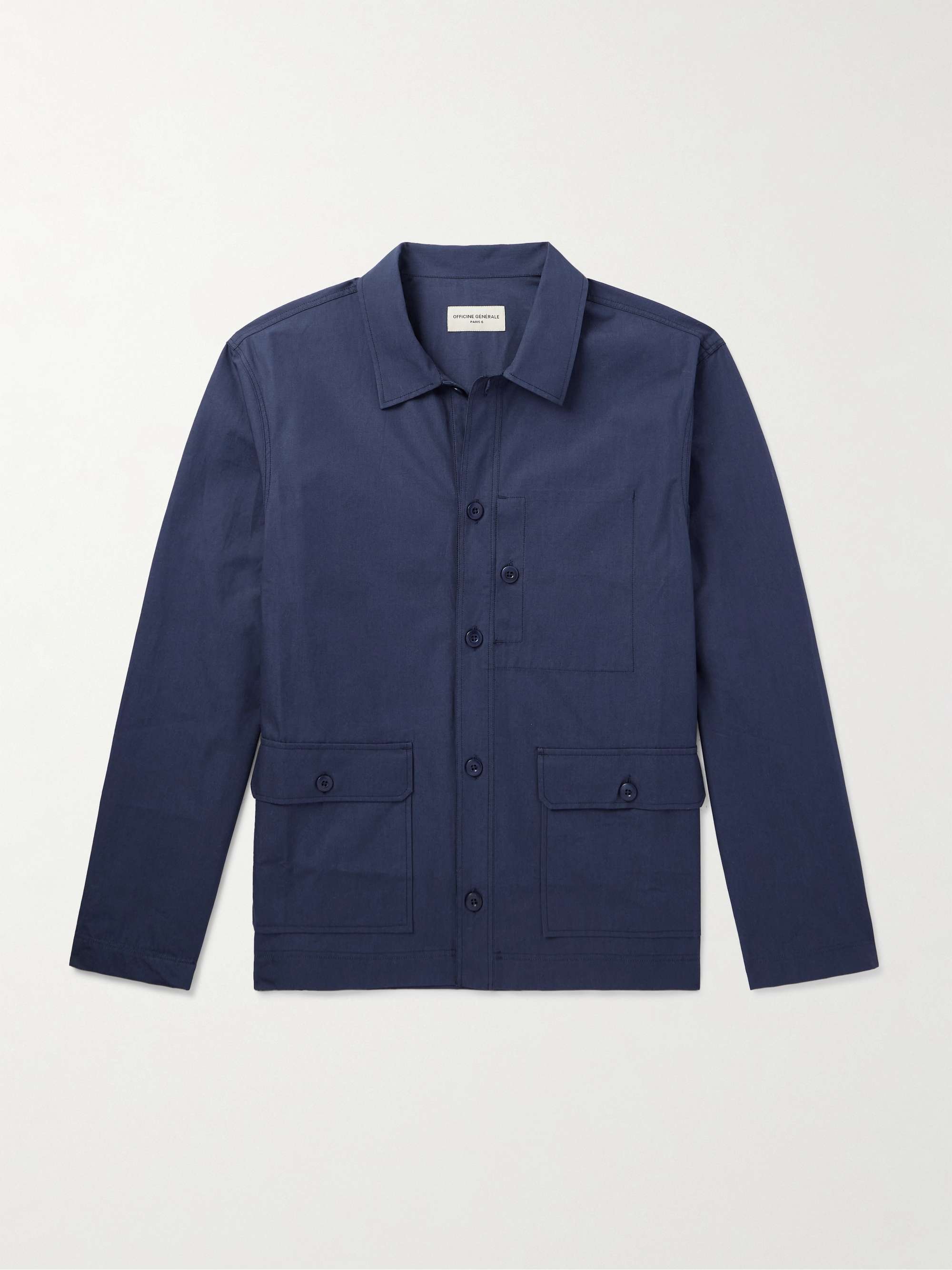 Gibson Garment-Dyed Cotton-Twill Overshirt view