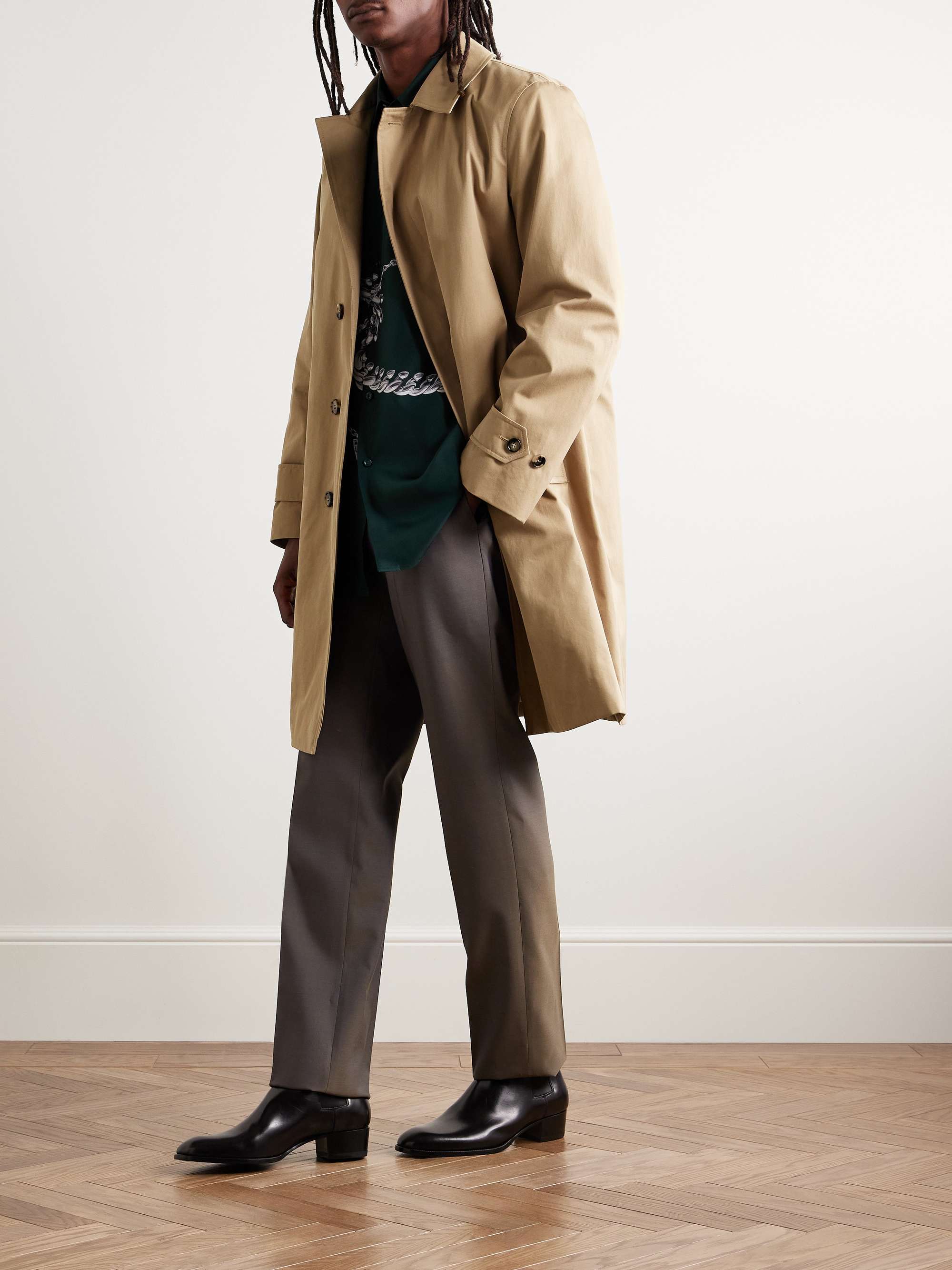 Cotton-Gabardine Trench Coat view