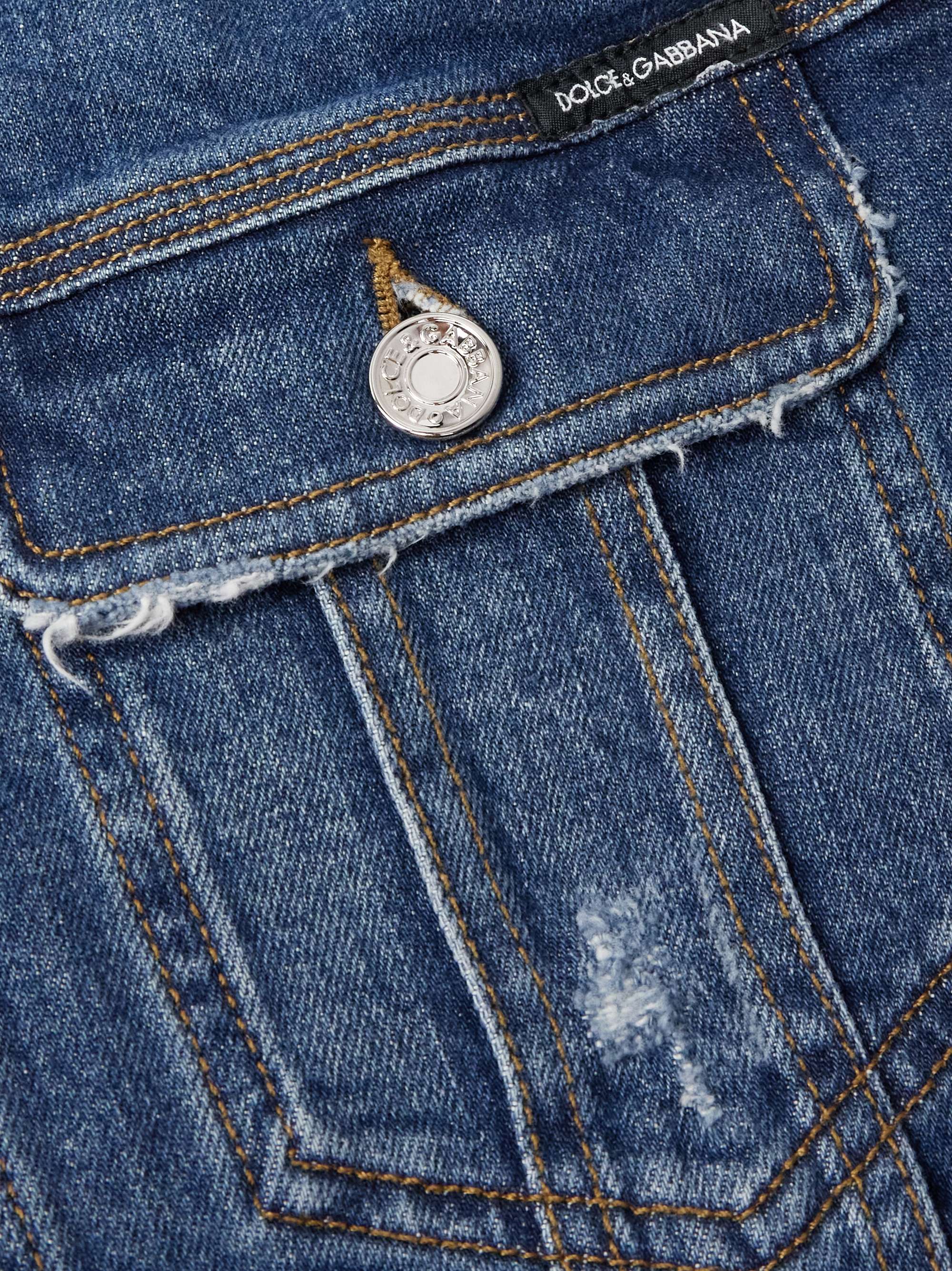 Slim-Fit Denim Jacket view