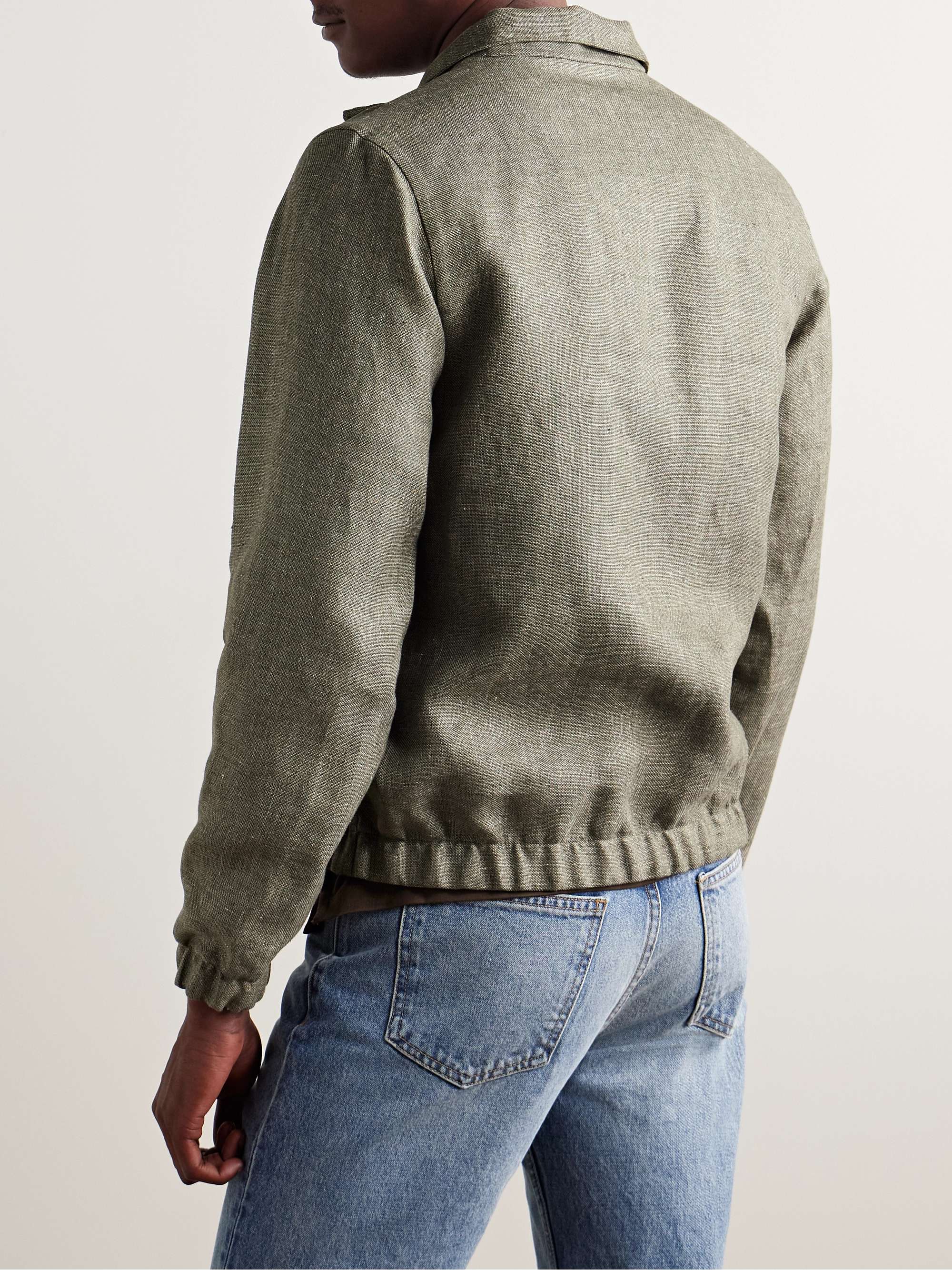 Rain System® Linen Bomber Jacket view