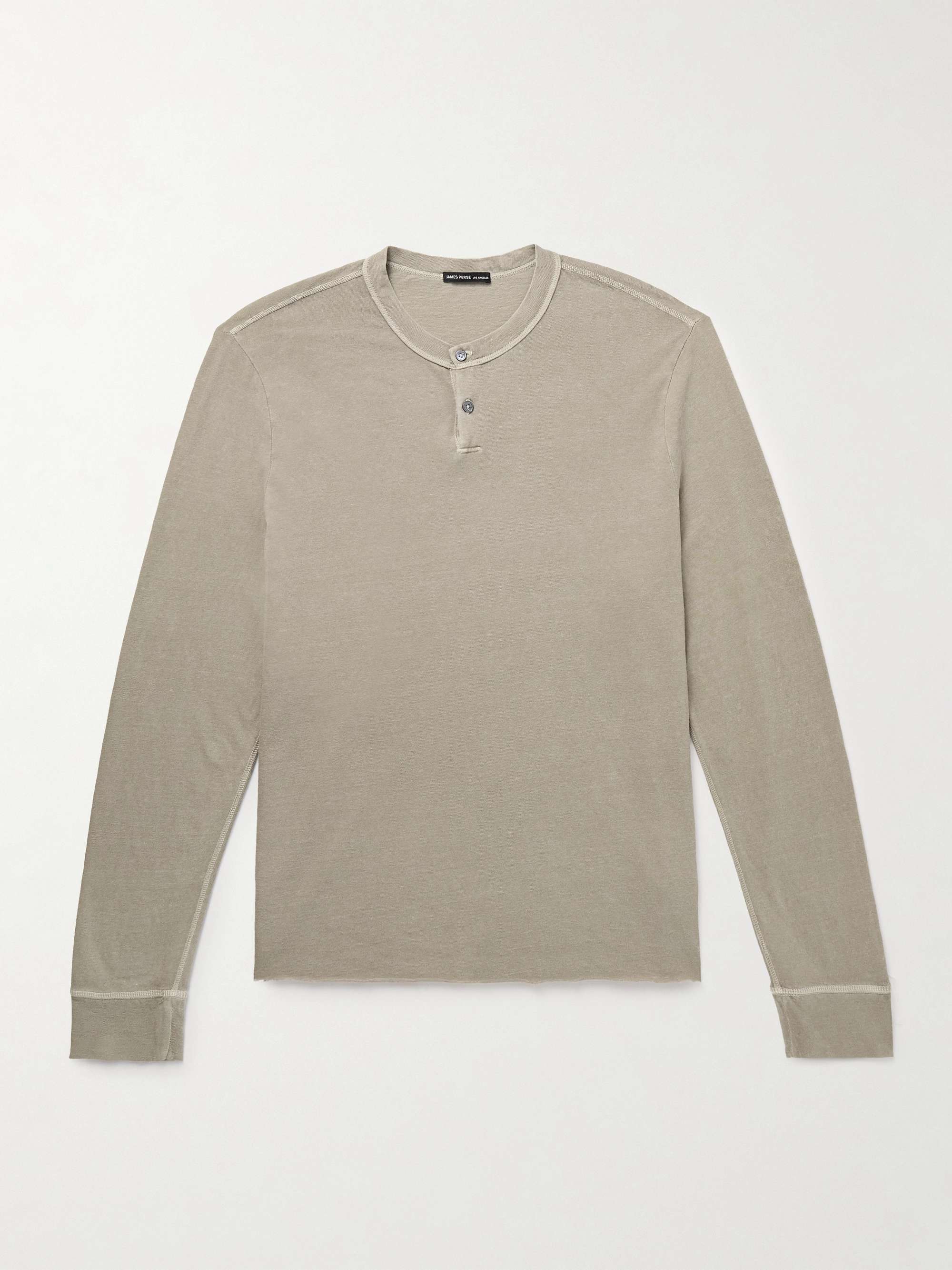 Cotton-Jersey Henley Shirt view