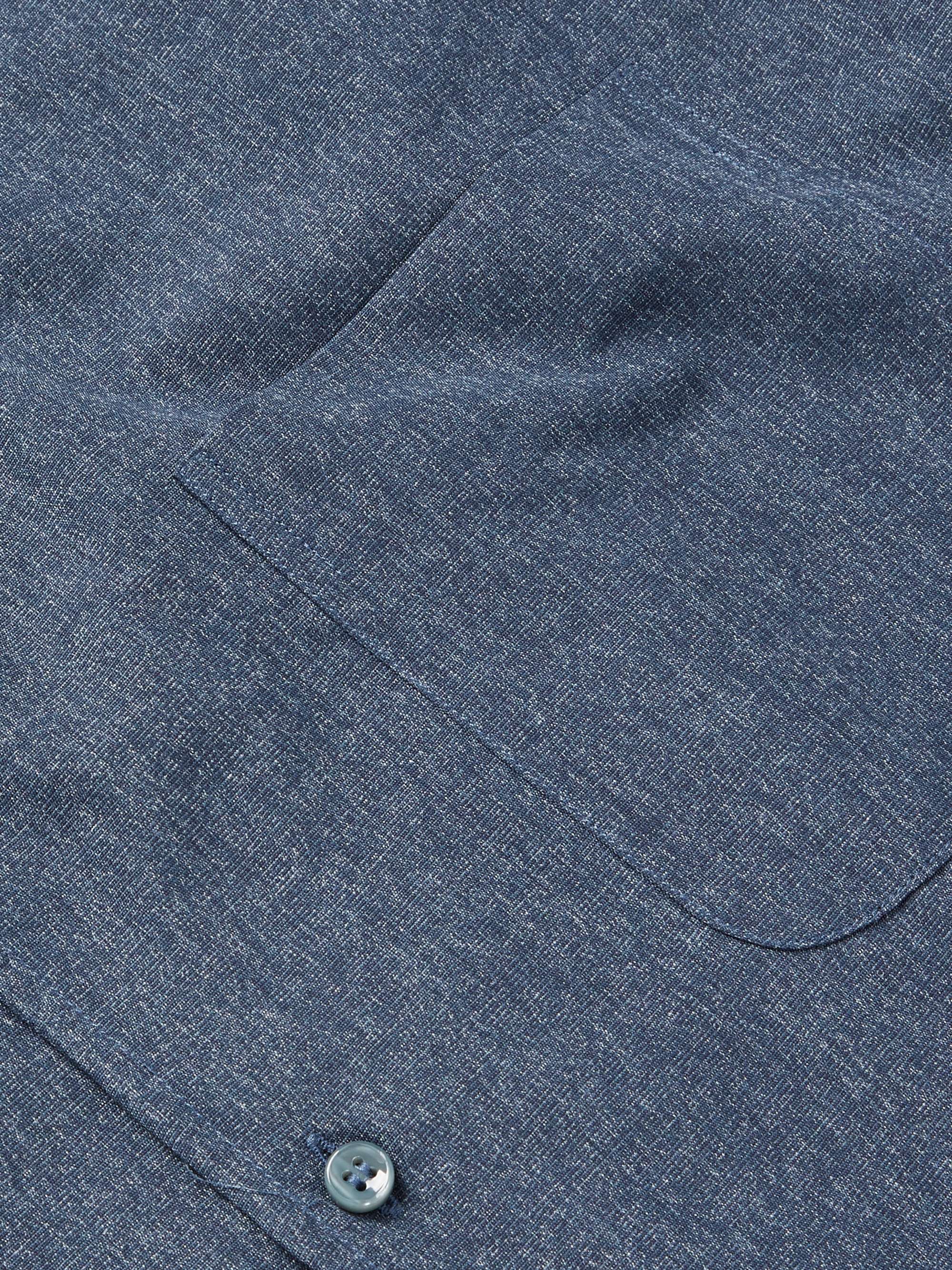 André Cotton and Silk-Blend Shirt view