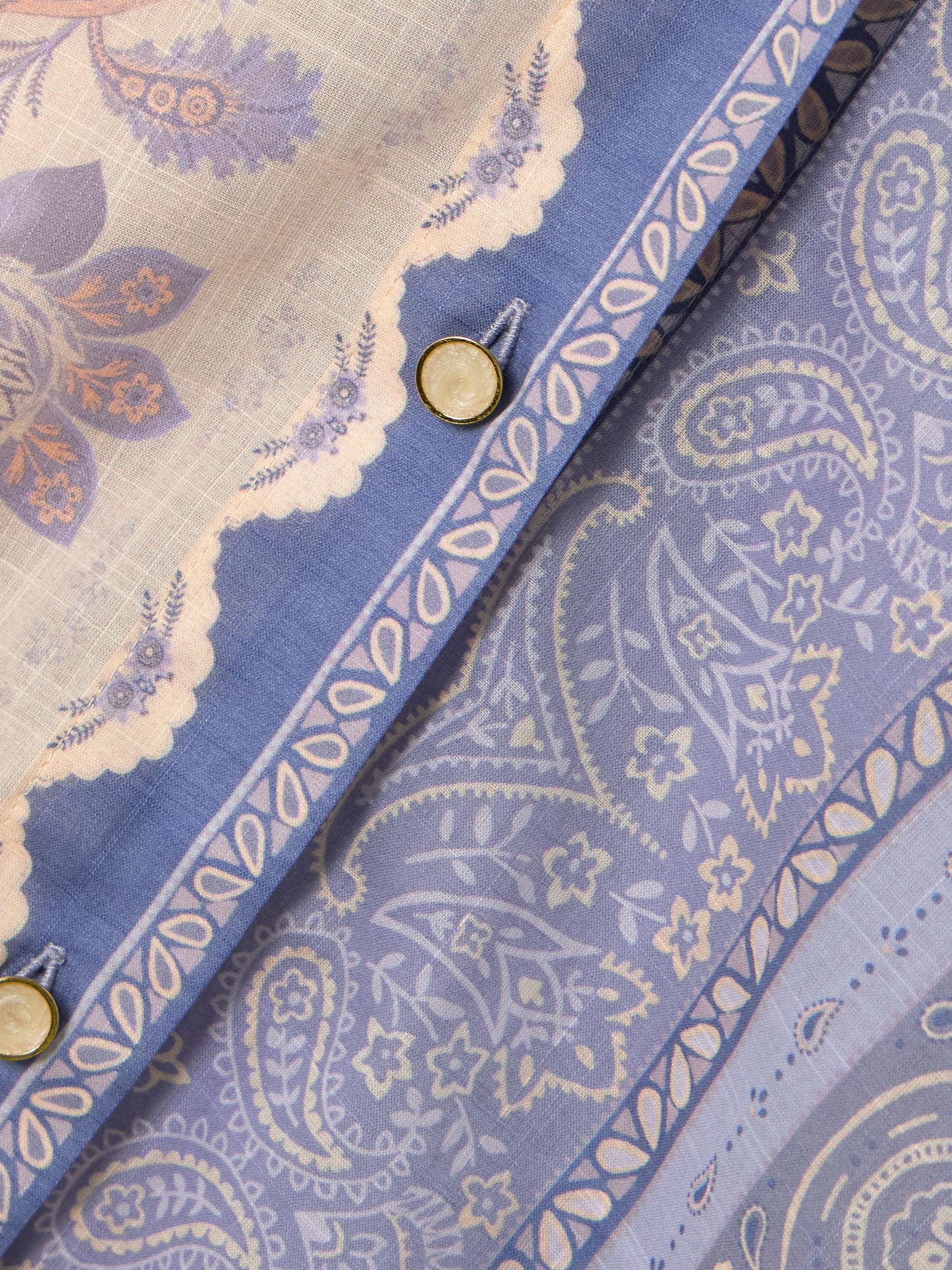Lucky bandana-print cotton-voile shirt view