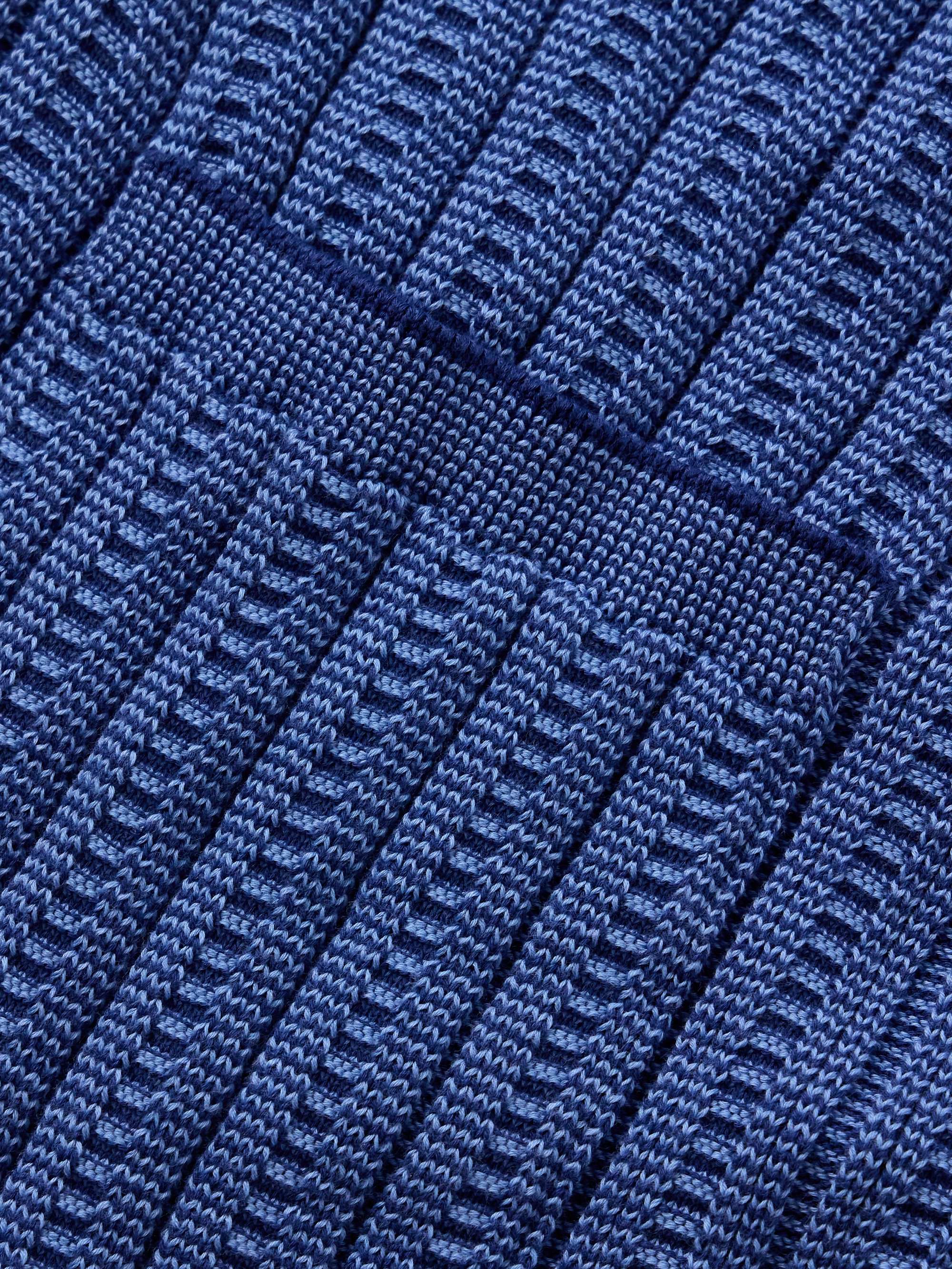 Slim-Fit Ribbed Cotton Cardigan view