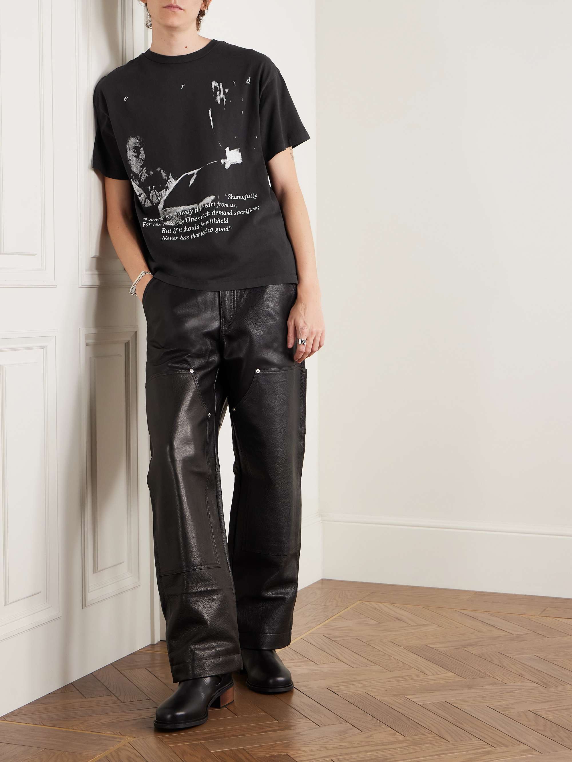 Reflection Printed Cotton-Jersey T-Shirt view