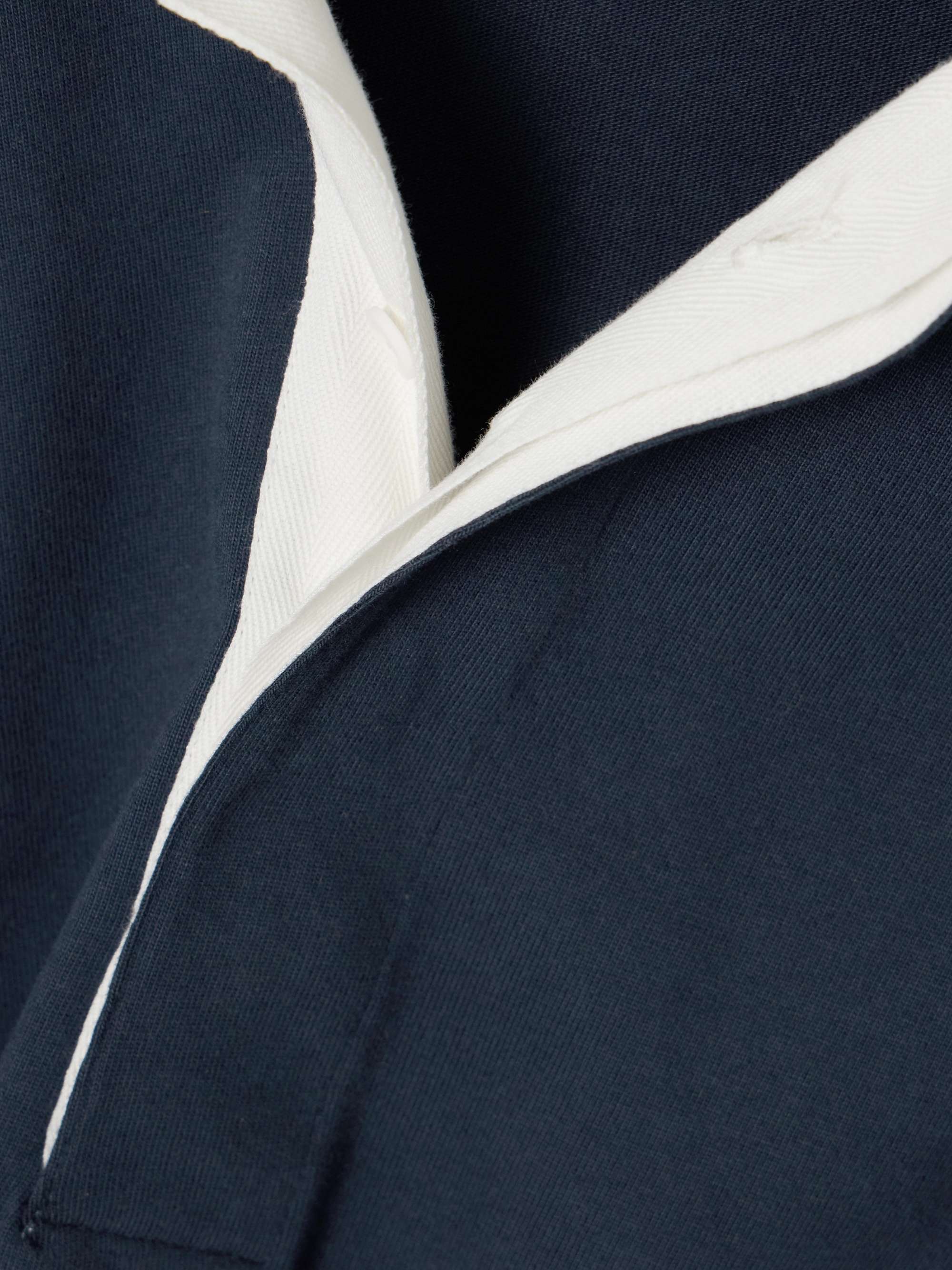 Aris twill-trimmed cotton-jersey polo shirt view
