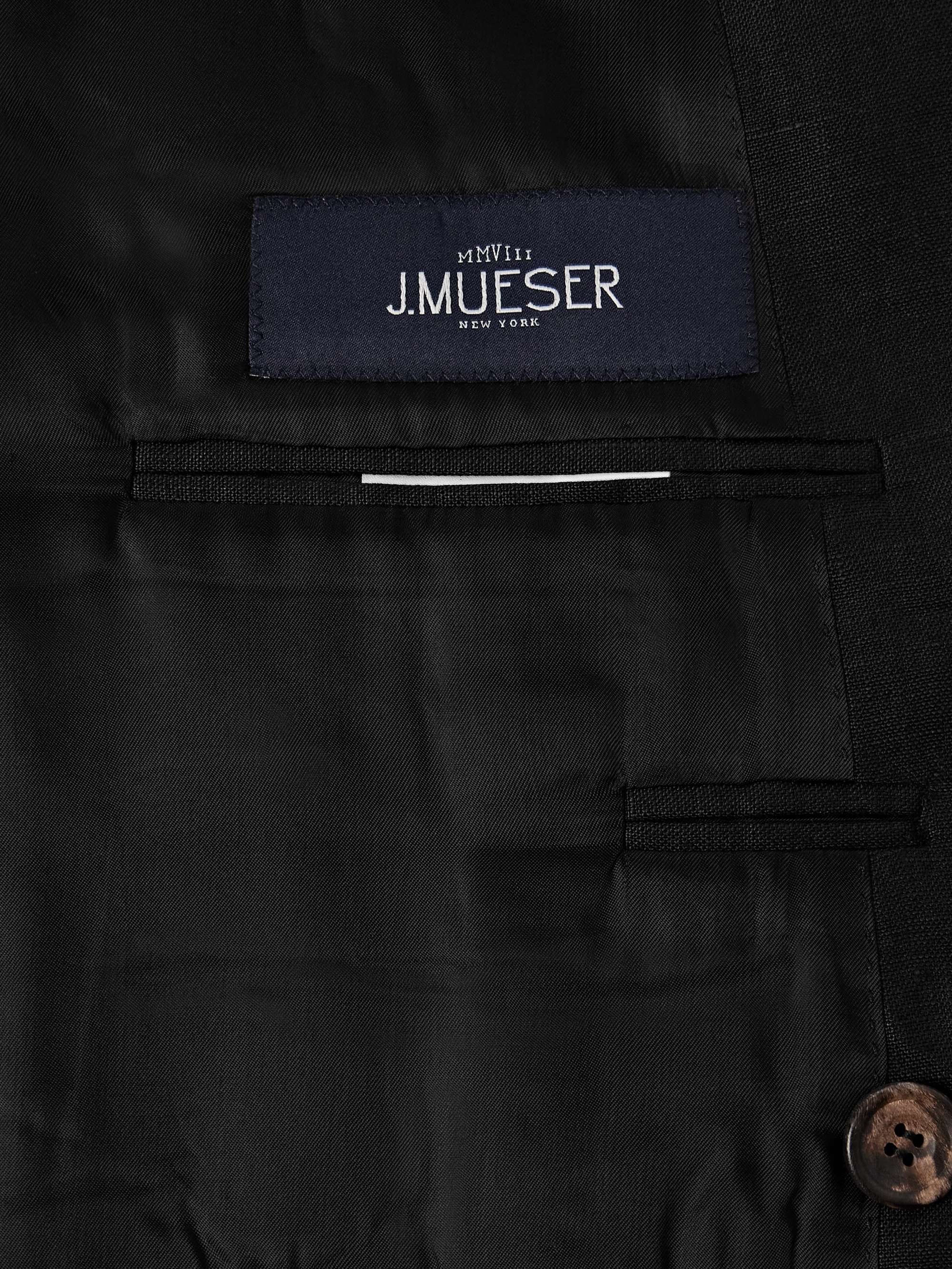 Waverly Slim-Fit Double-Breasted Linen Suit Jacket view