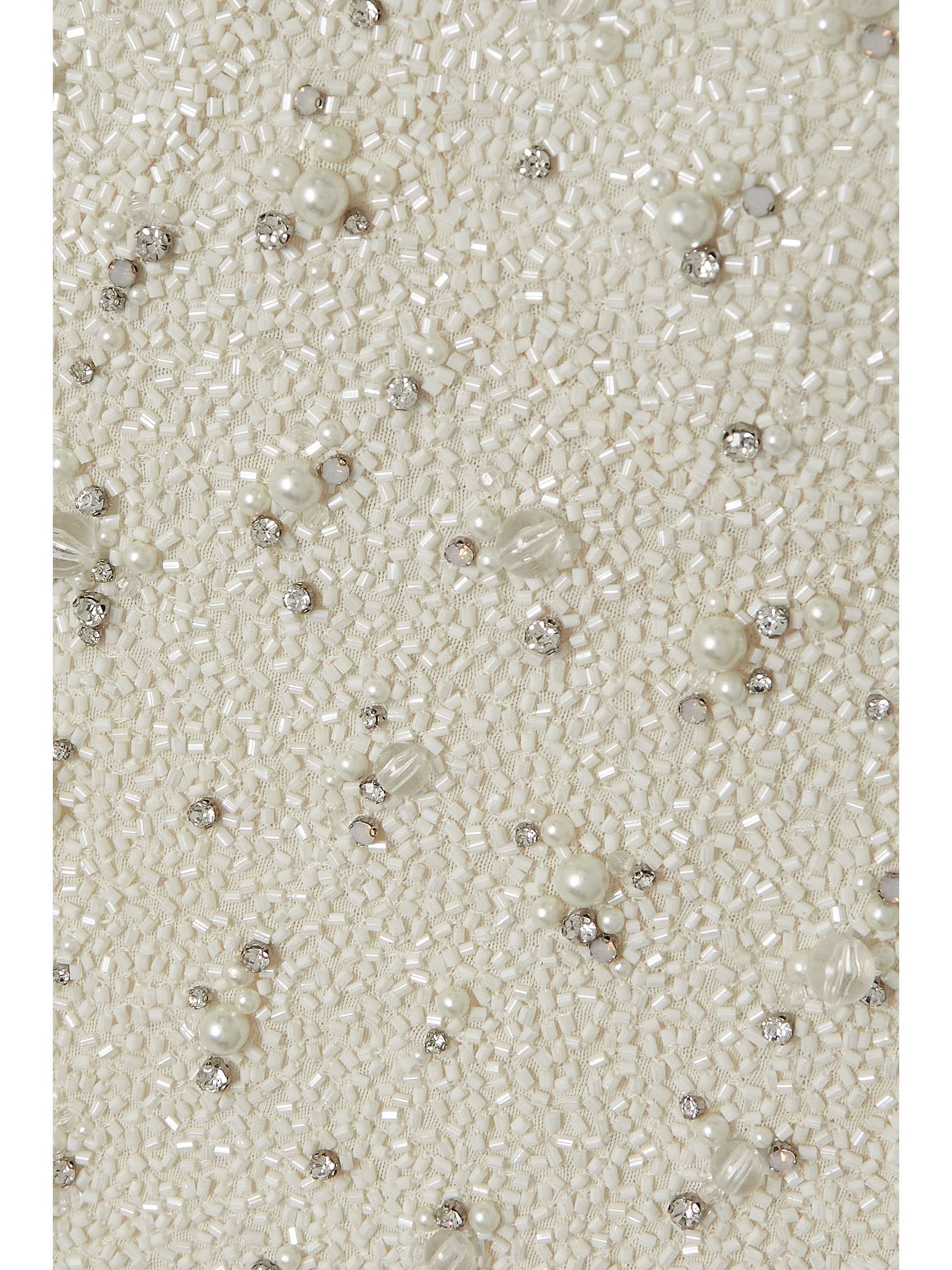 Embellished stretch-tulle mini dress view
