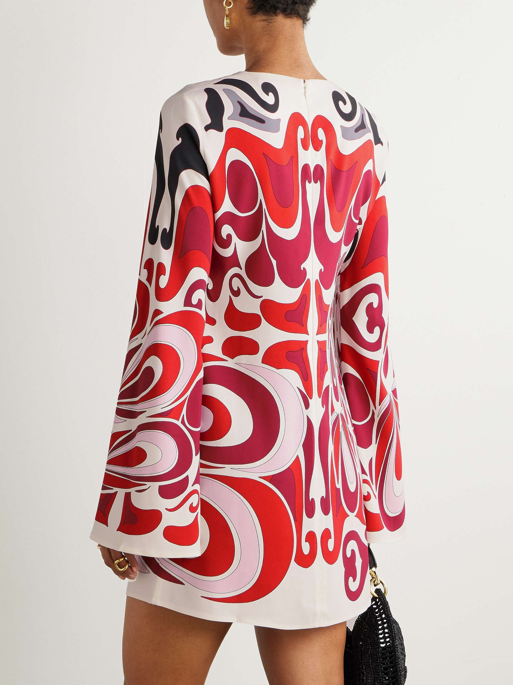 Icon Supremes printed crepe mini dress view