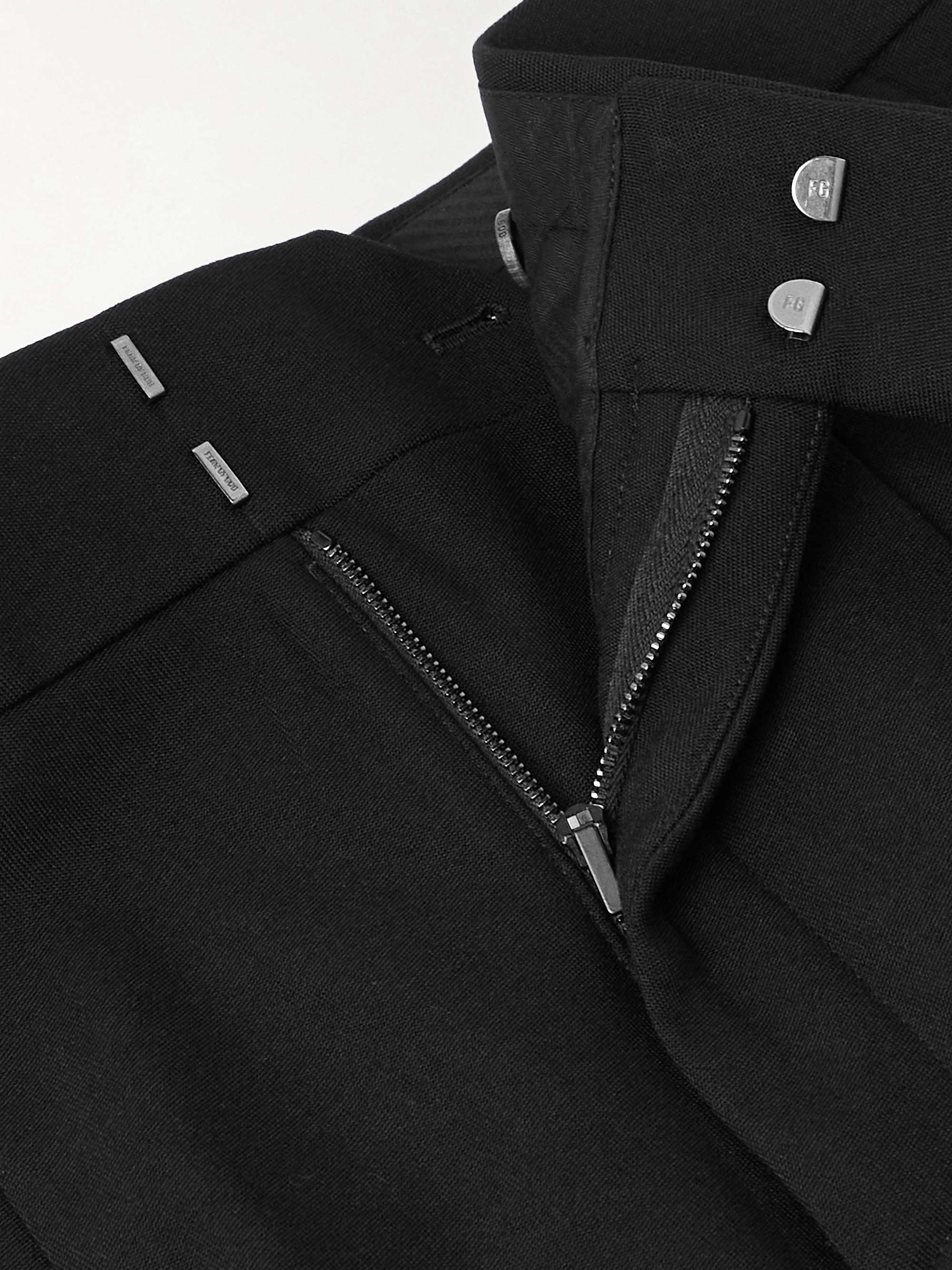 Eternal Wide-Leg Pleated Wool Trousers view