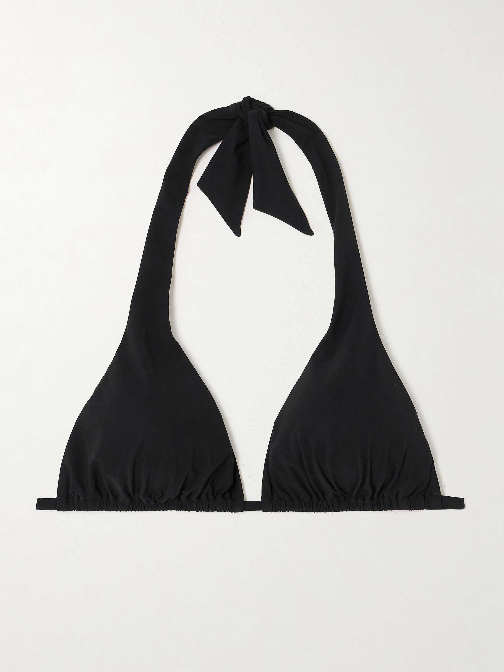 Halterneck bikini top view