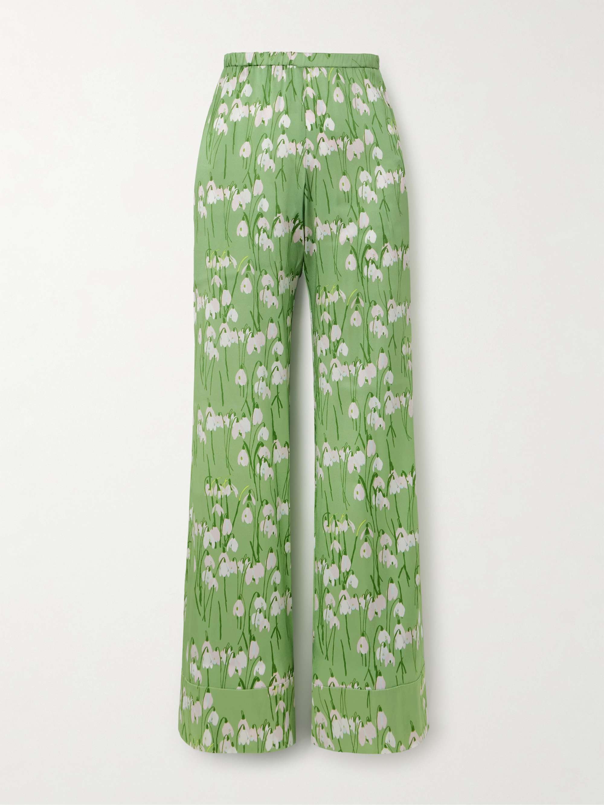 Louis floral-print silk-blend pajama pants view