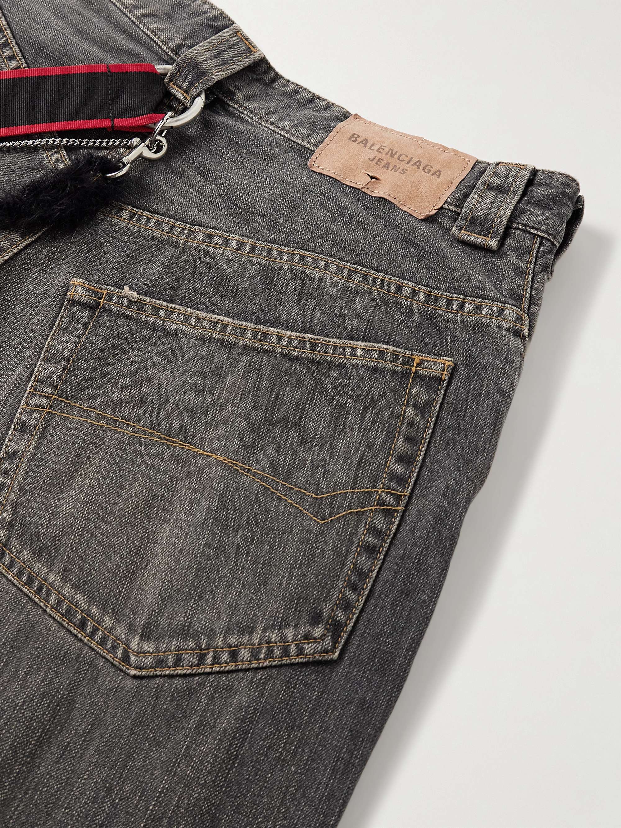 Wide-Leg Embellished Jeans view