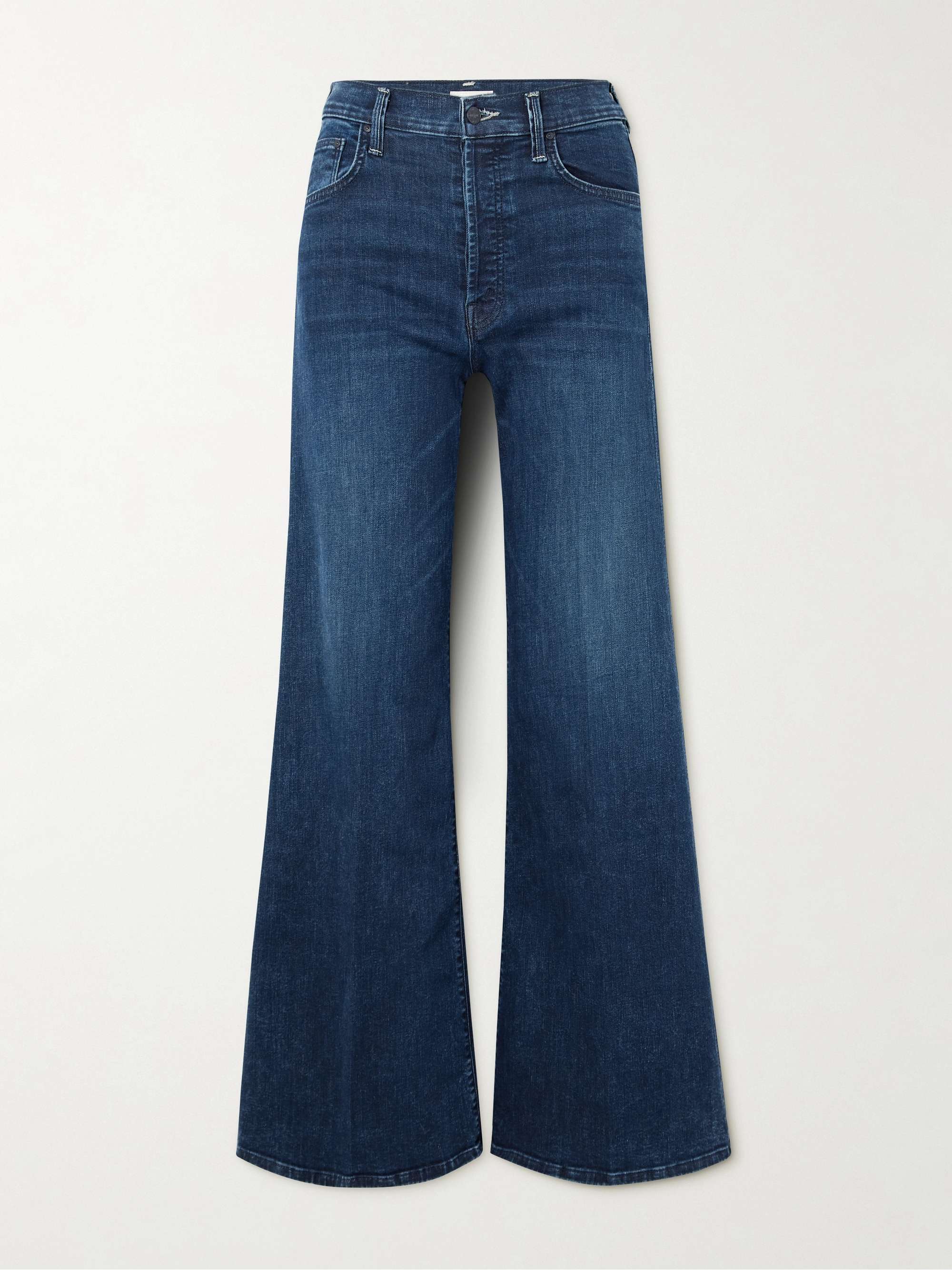 The Tomcat Roller Sneak high-rise wide-leg jeans view