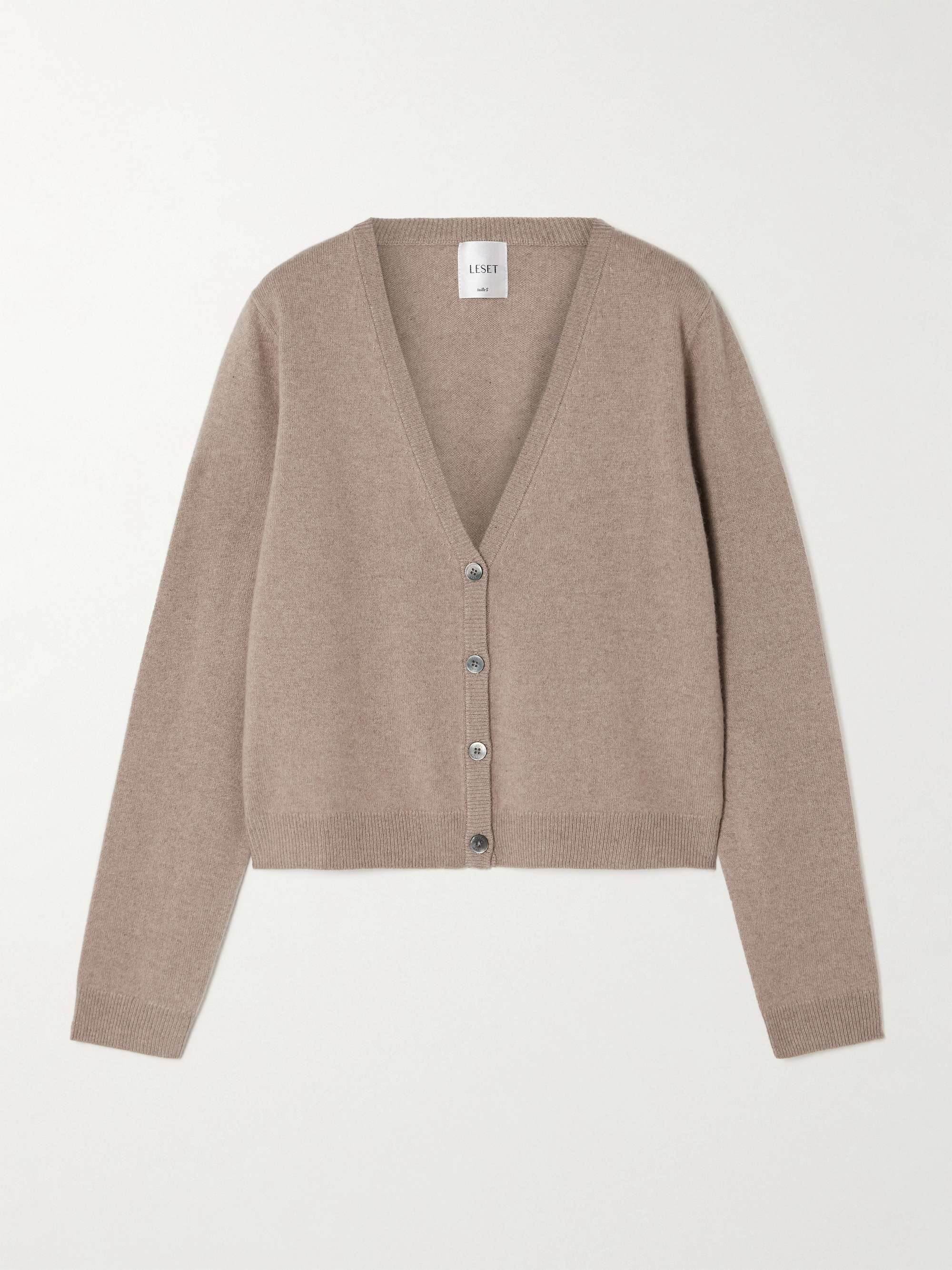 Zoe mélange knitted cardigan view