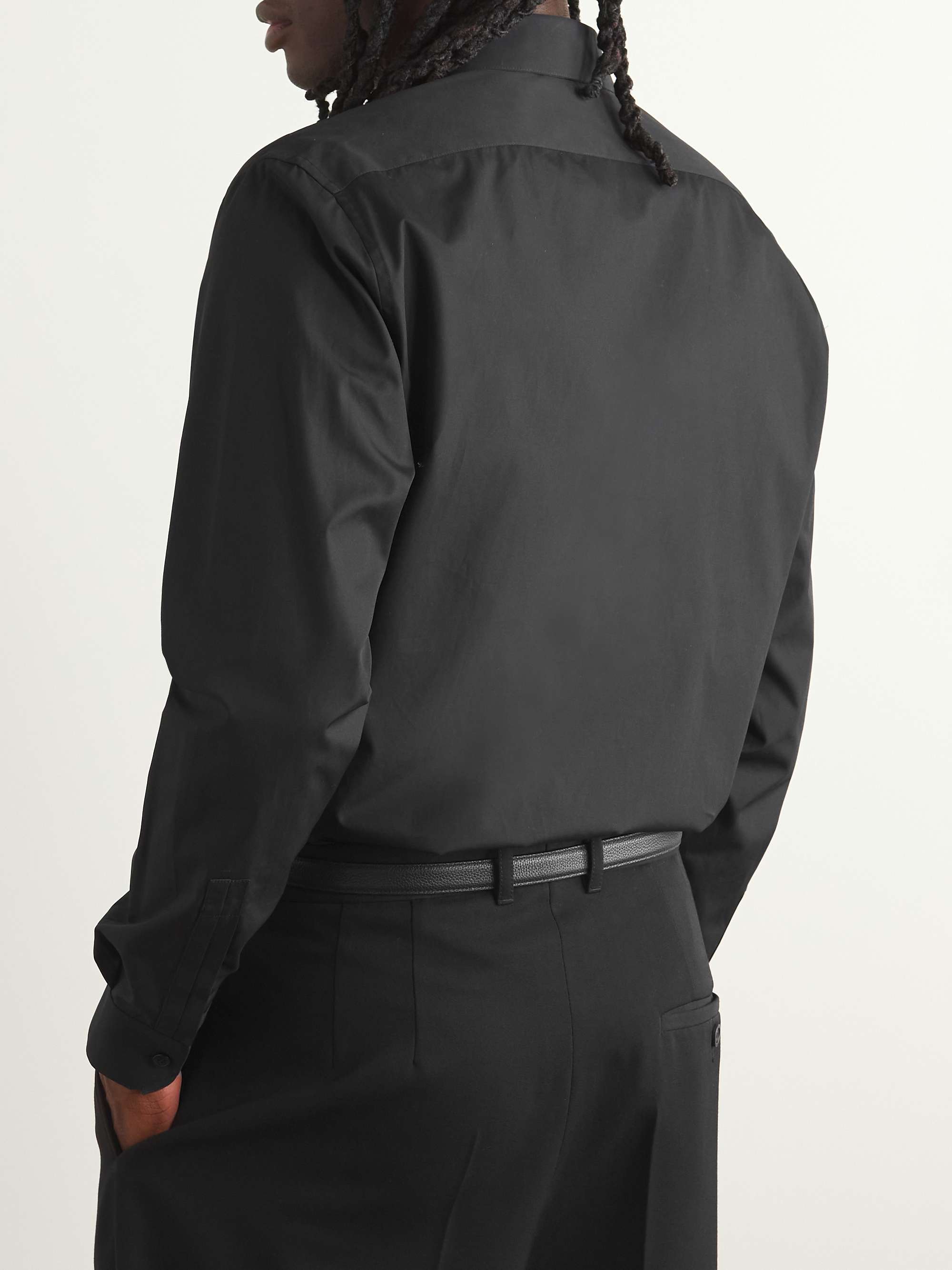 Slim-Fit Cotton Shirt view