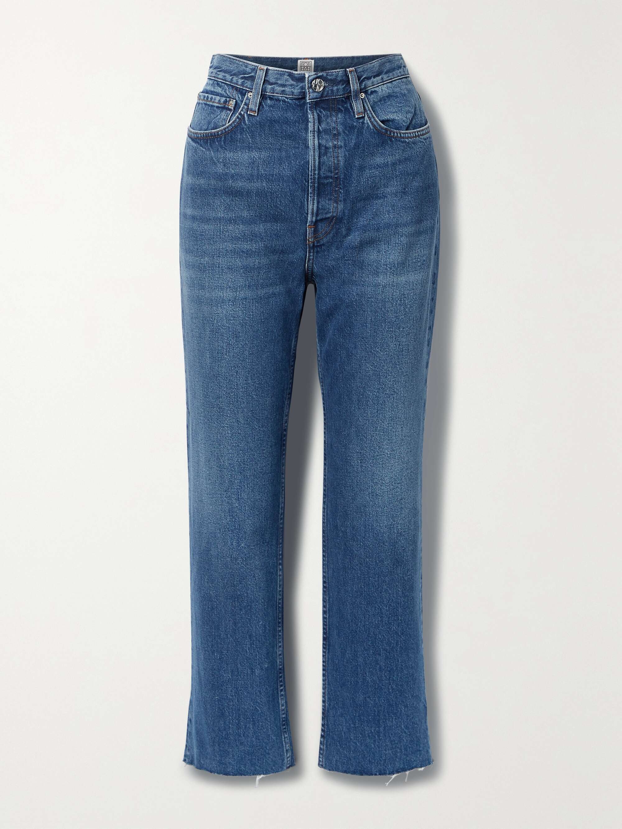 + NET SUSTAIN Classic Cut high-rise straight-leg organic jeans view