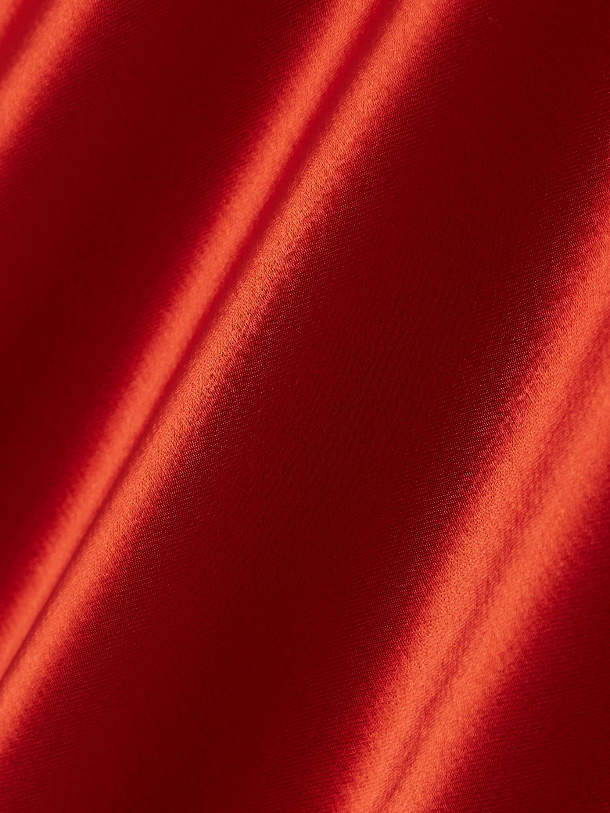 Valletta draped satin midi skirt view