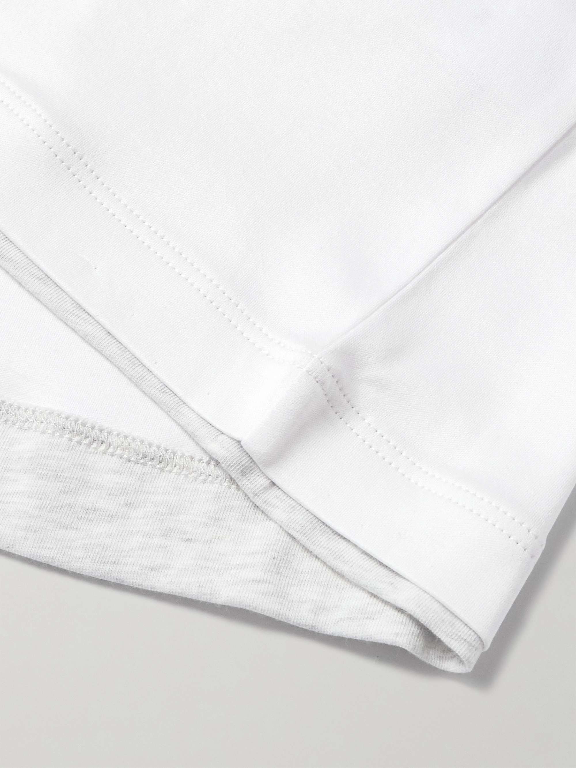 Layered Cotton-Jersey T-Shirt view