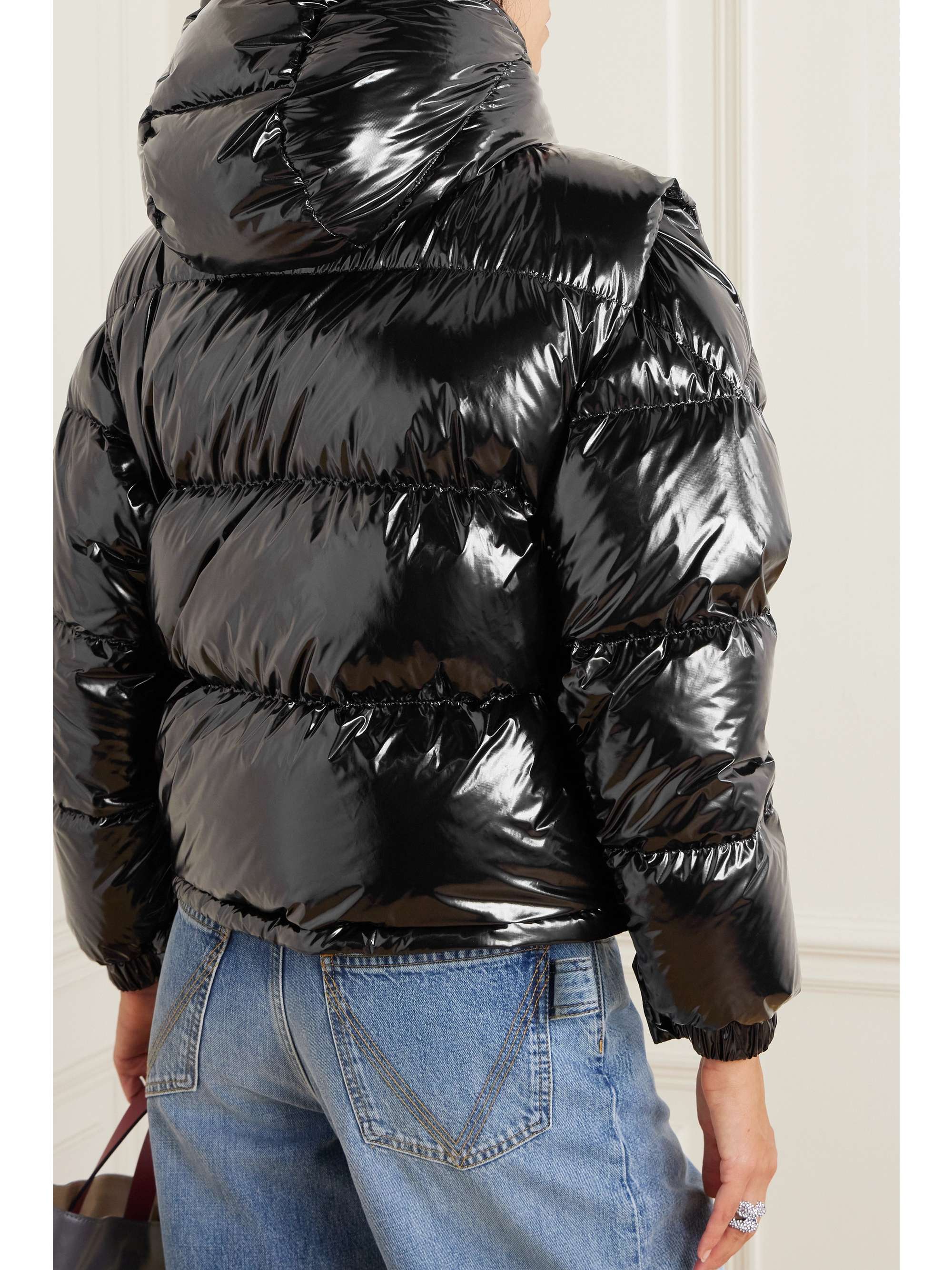 Karakorum convertible hooded quilted glossed-ripstop down jacket view