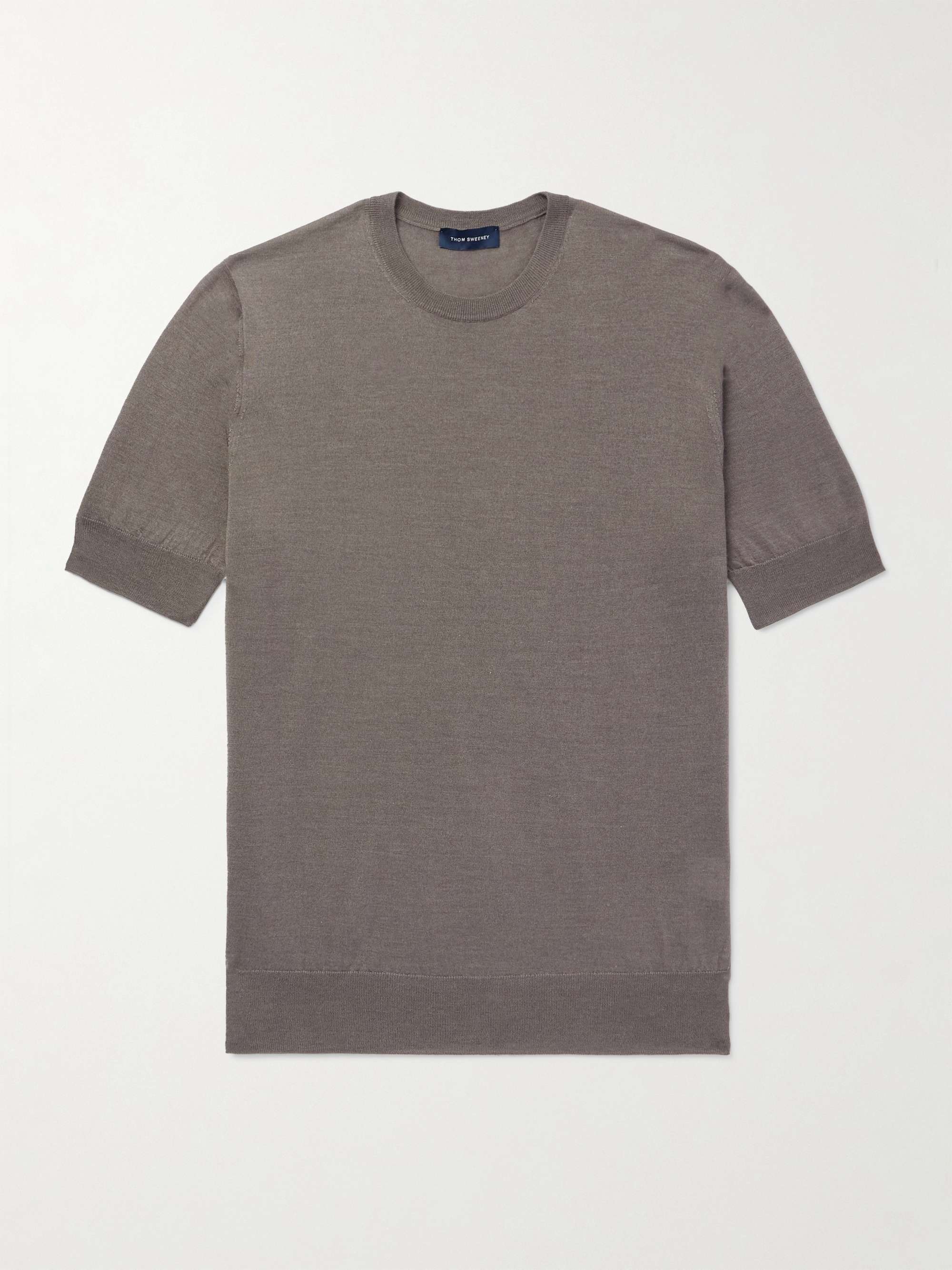 Cashmere and Silk-Blend T-Shirt view