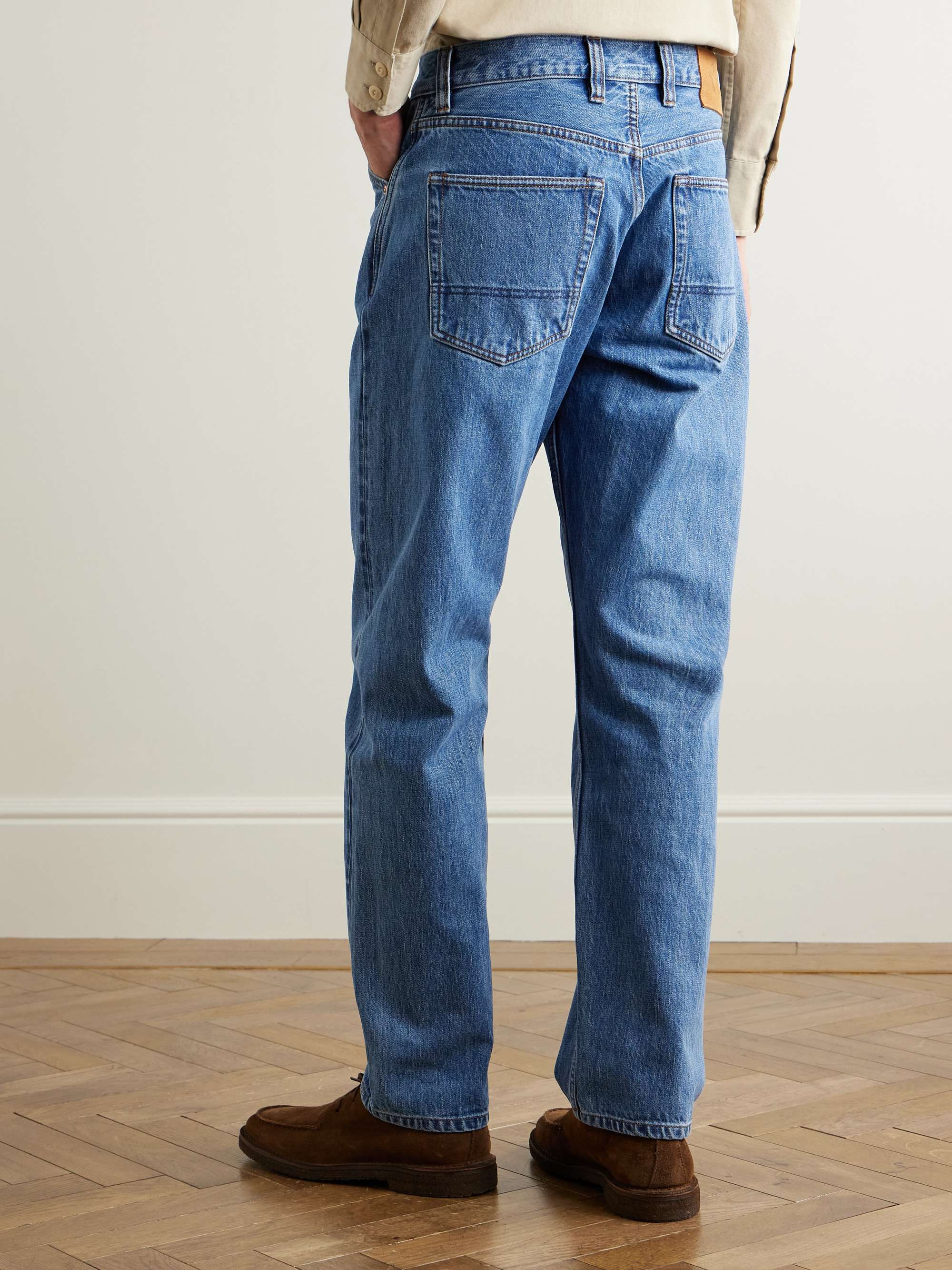 Tapered Selvedge Denim Jeans view