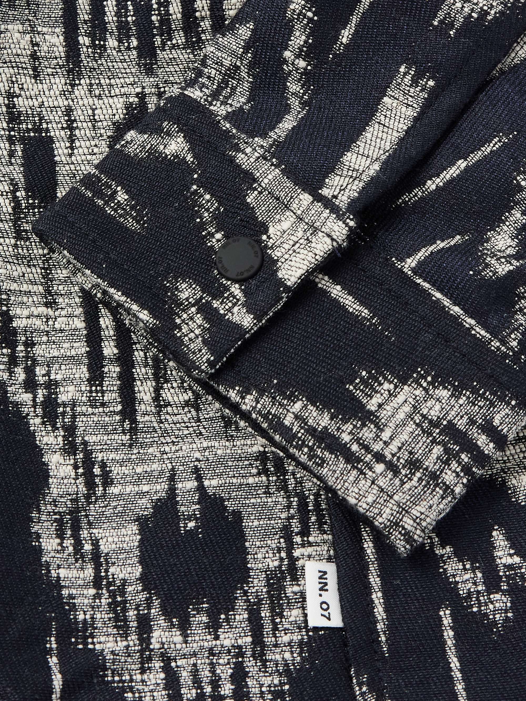 Twill-Jacquard Overshirt view