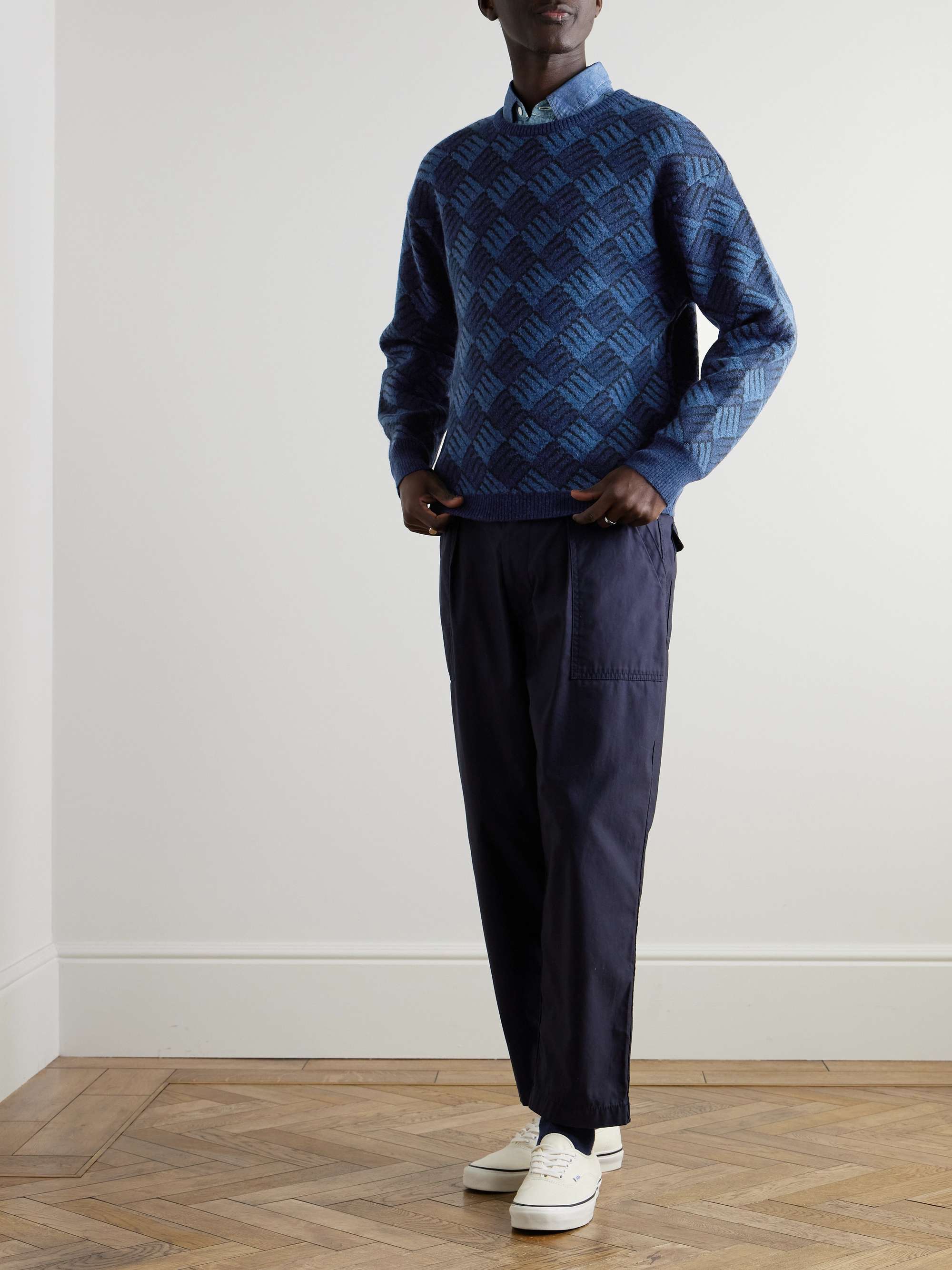 Wind and Wave Jacquard-Knit Sweater view