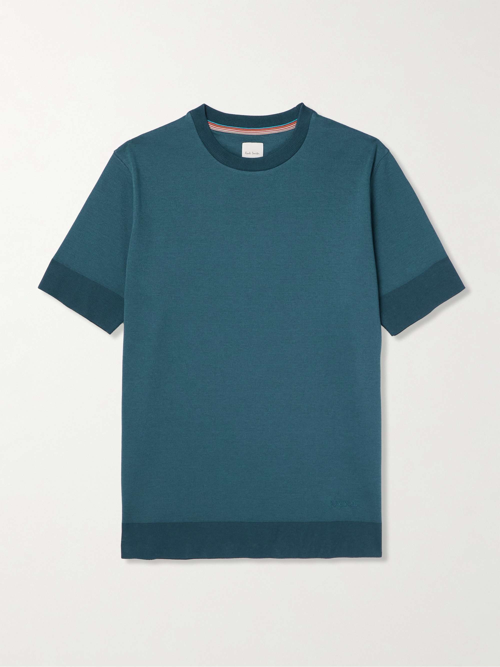 Logo-Embroidered Lyocell-Blend T-Shirt view