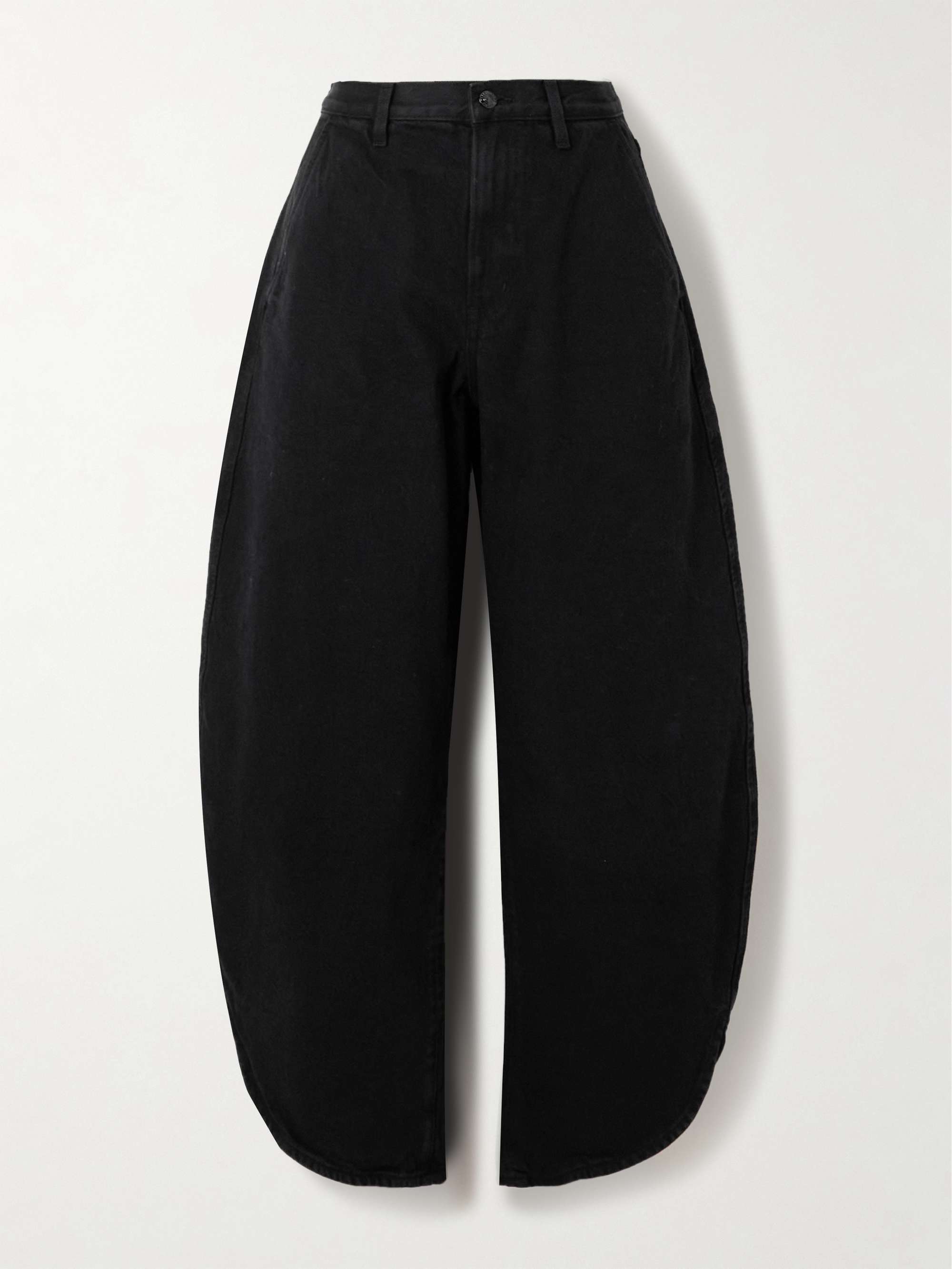 The Boomerang high-rise wide-leg jeans view