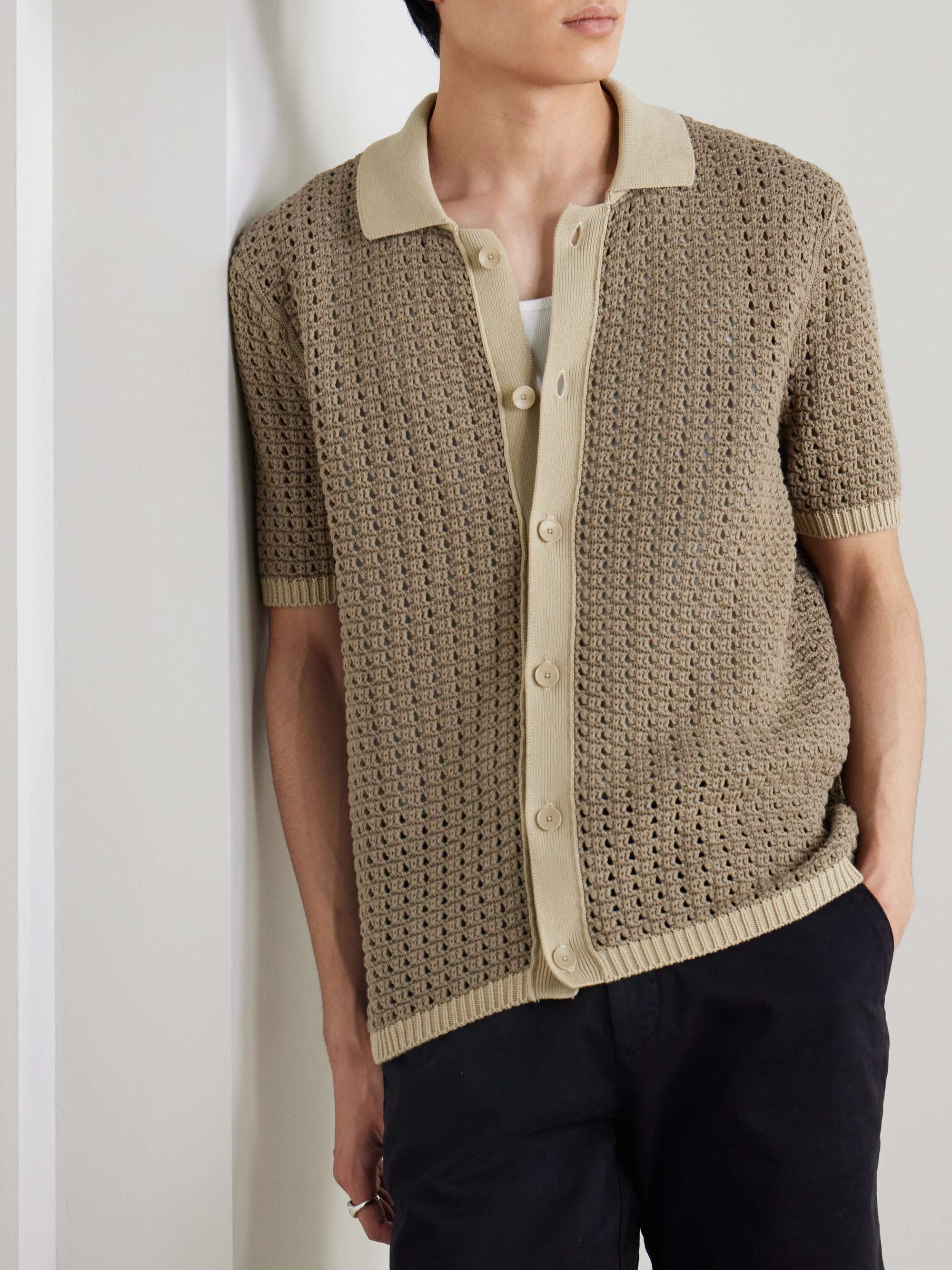 Crocheted Organic Cotton Shirt view