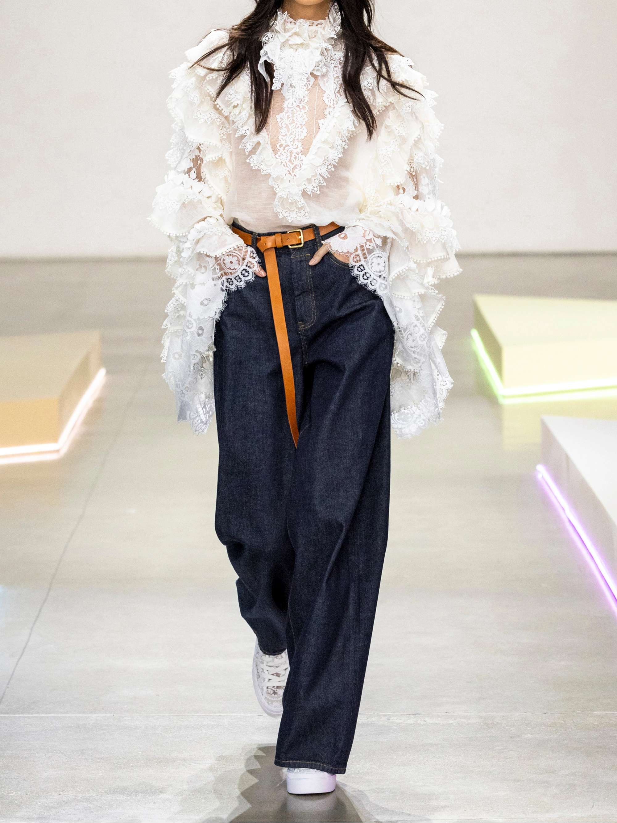 Crush high-rise wide-leg jeans view