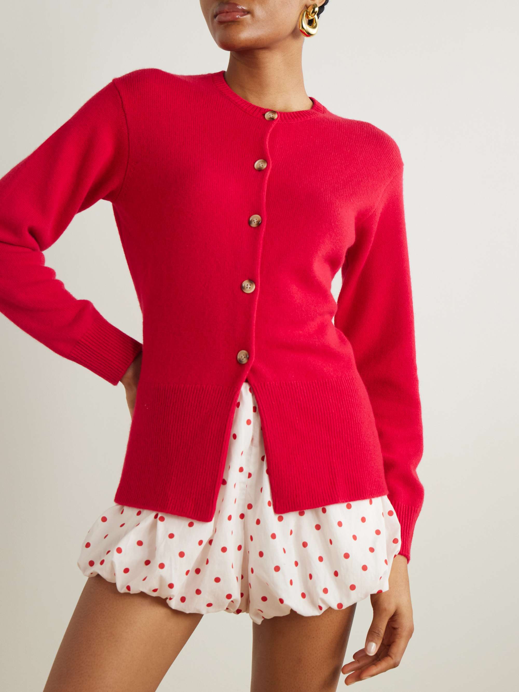 Teresa wool and cashmere-blend cardigan view