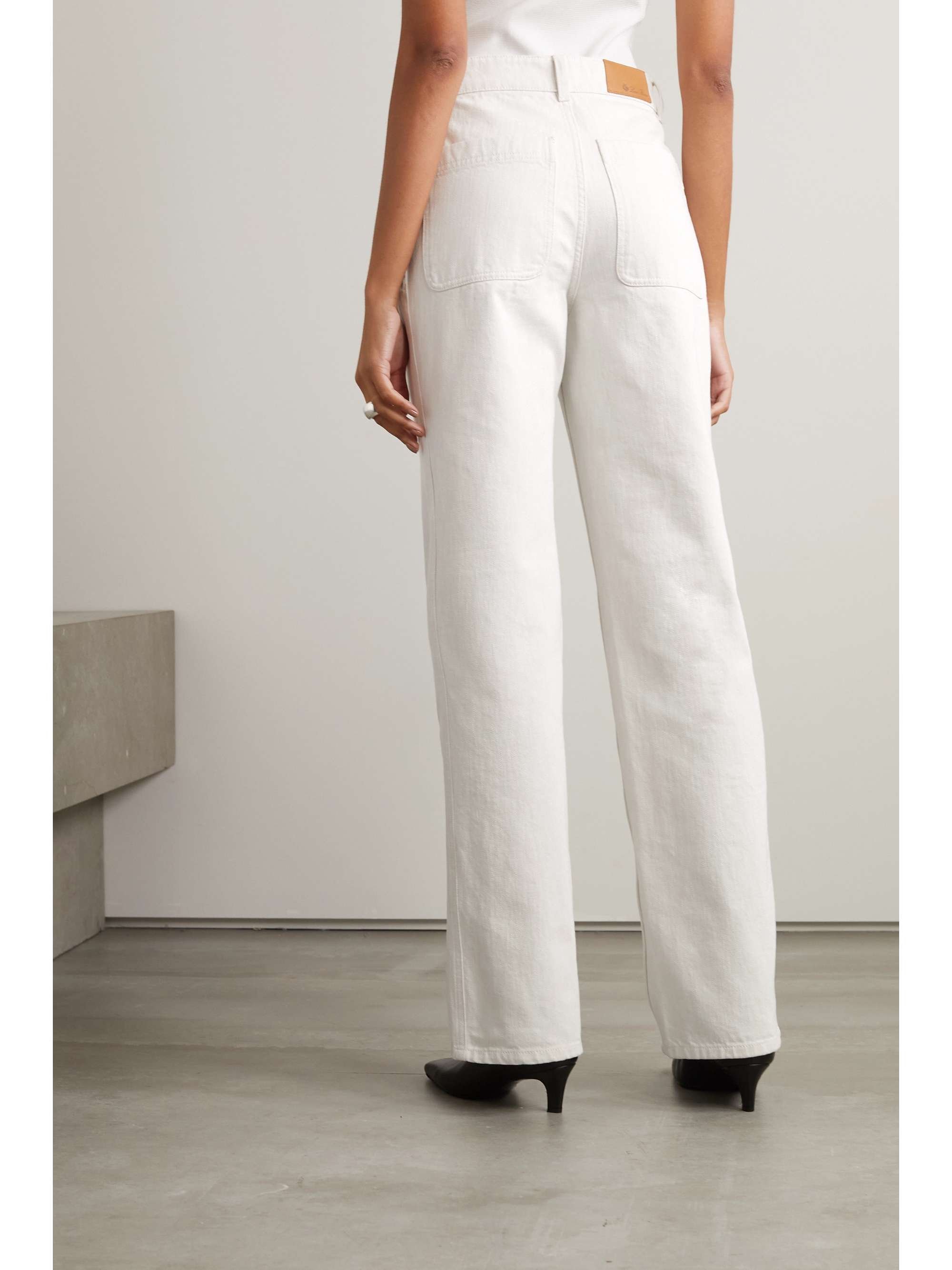 Releigh high-rise straight-leg jeans view