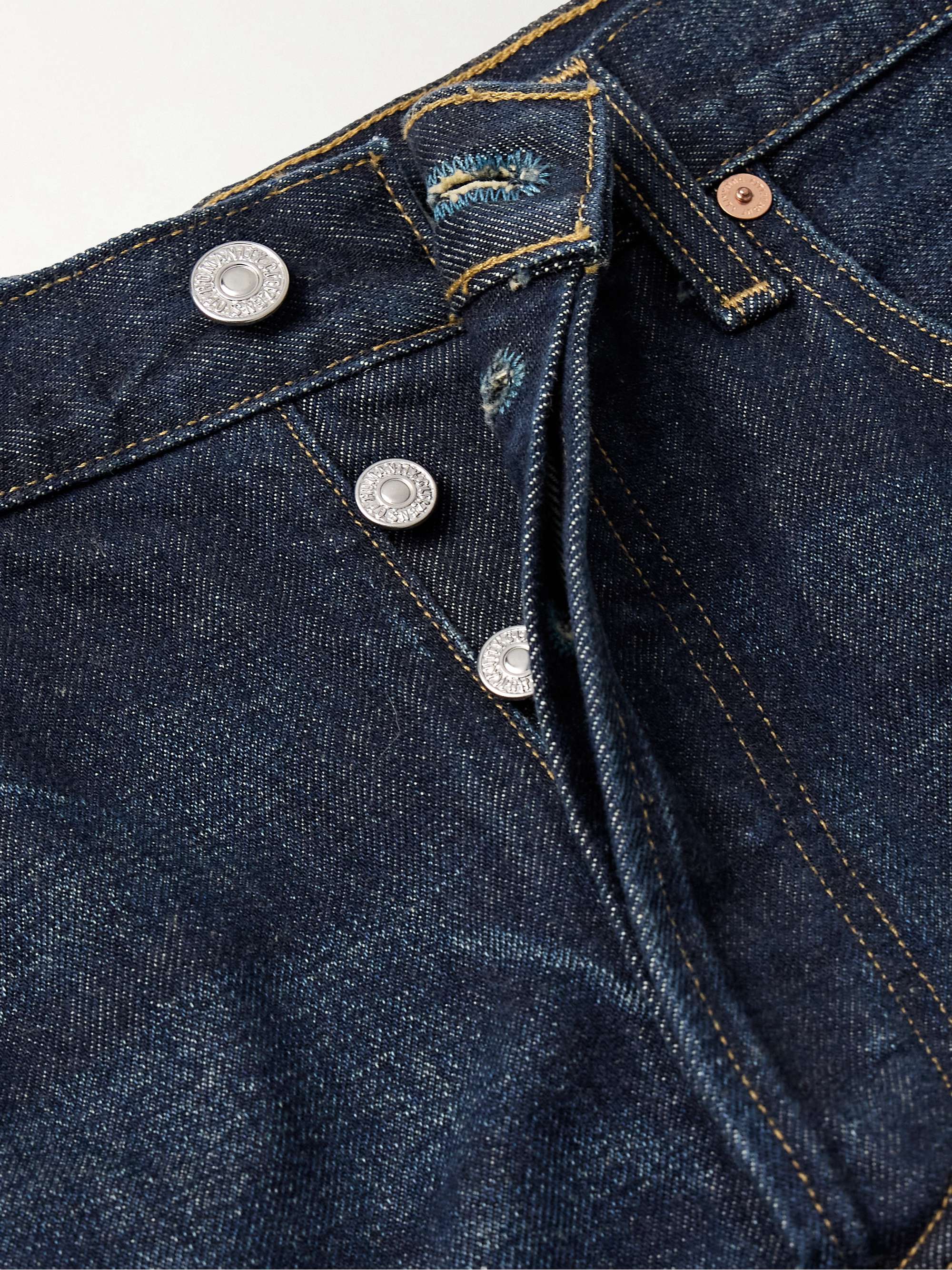 Ayla Baggy Cuffed Crop mid-rise straight-leg jeans view