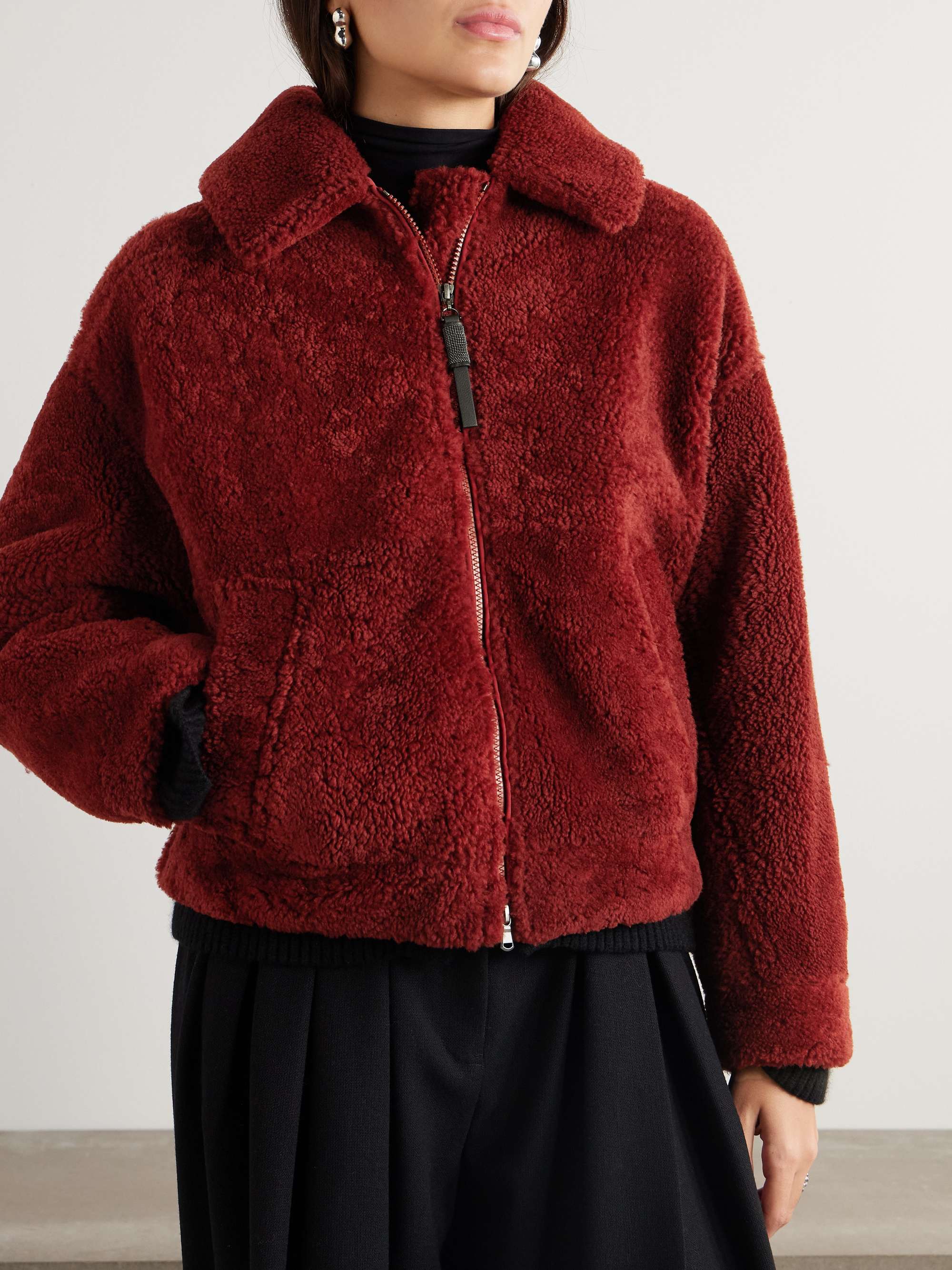 Shearling jacket view