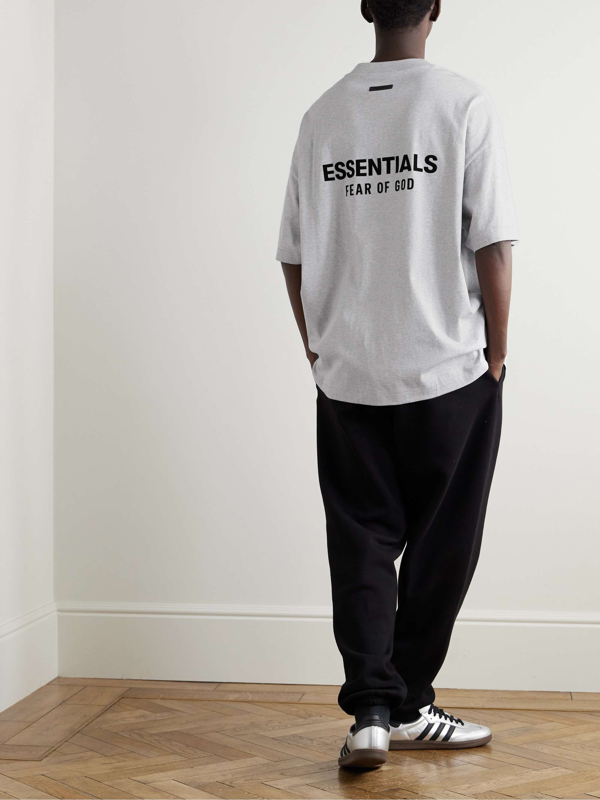 Oversized Logo-Appliquéd Cotton-Jersey T-Shirt view