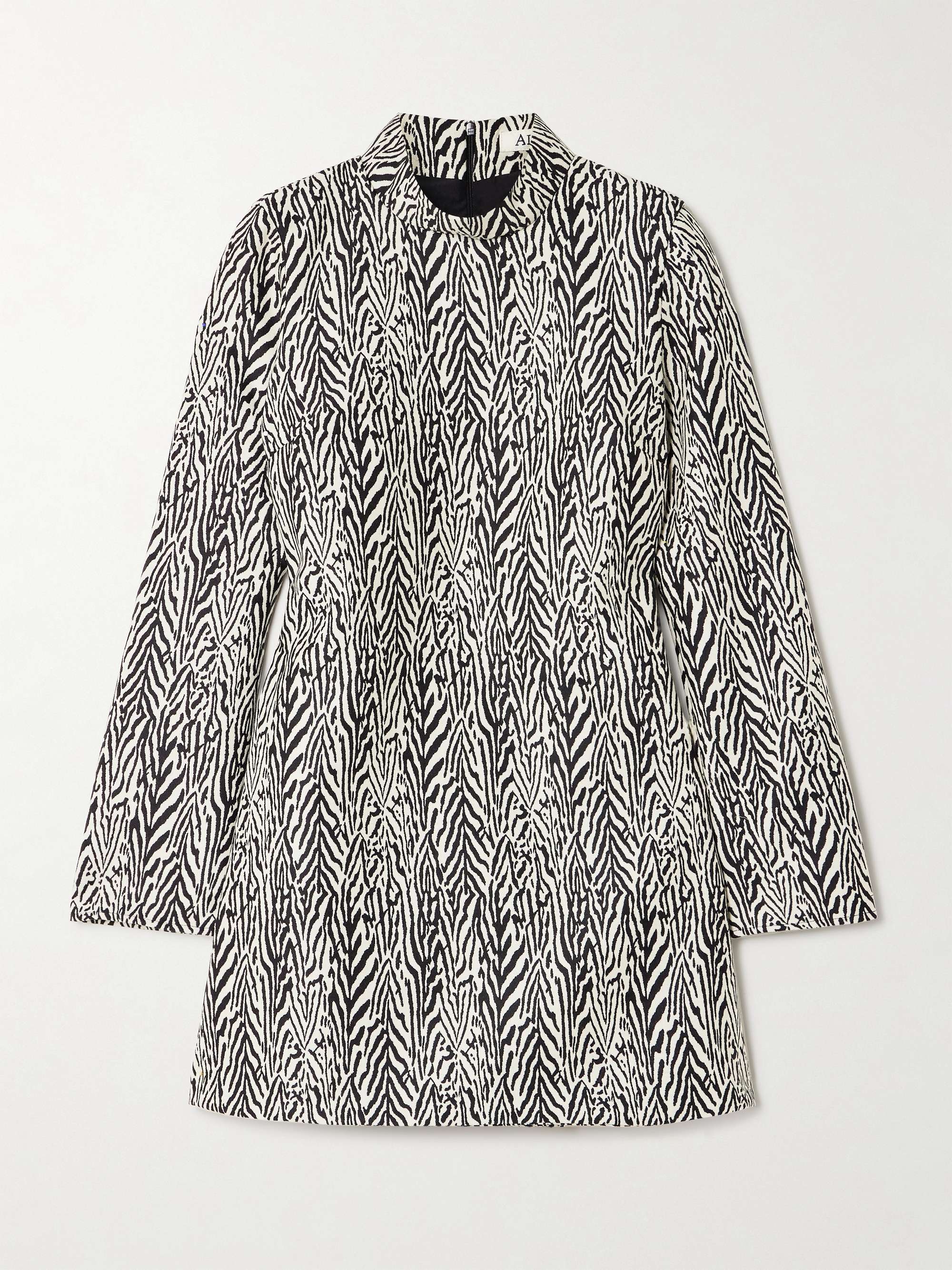 Romy wool-blend jacquard mini dress view