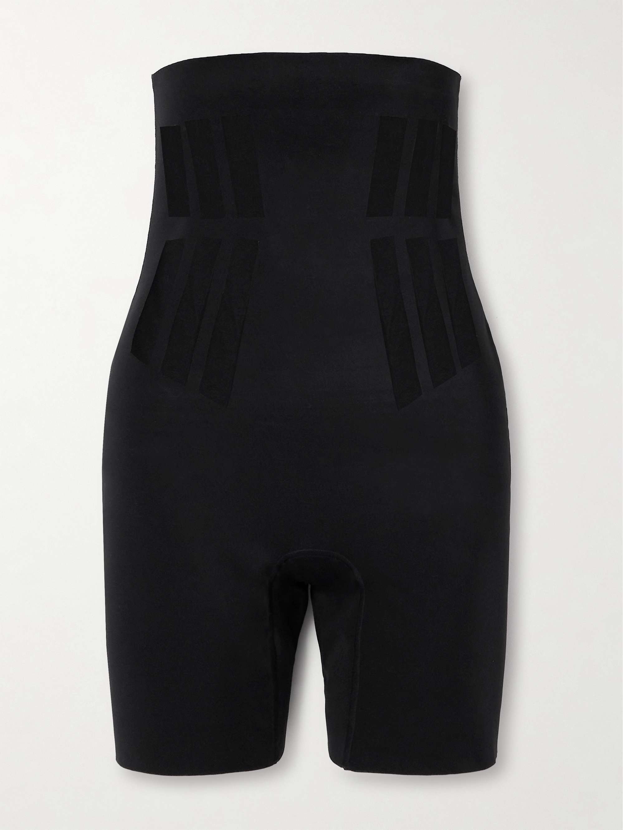 Luxe Control stretch mesh-trimmed tech-jersey shorts view