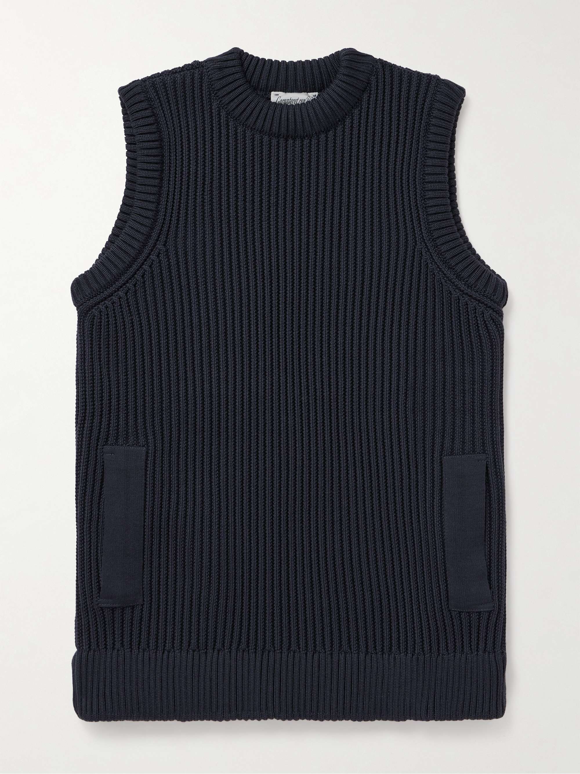 Ratio III Ribbed Virgin Wool Sweater Vest view