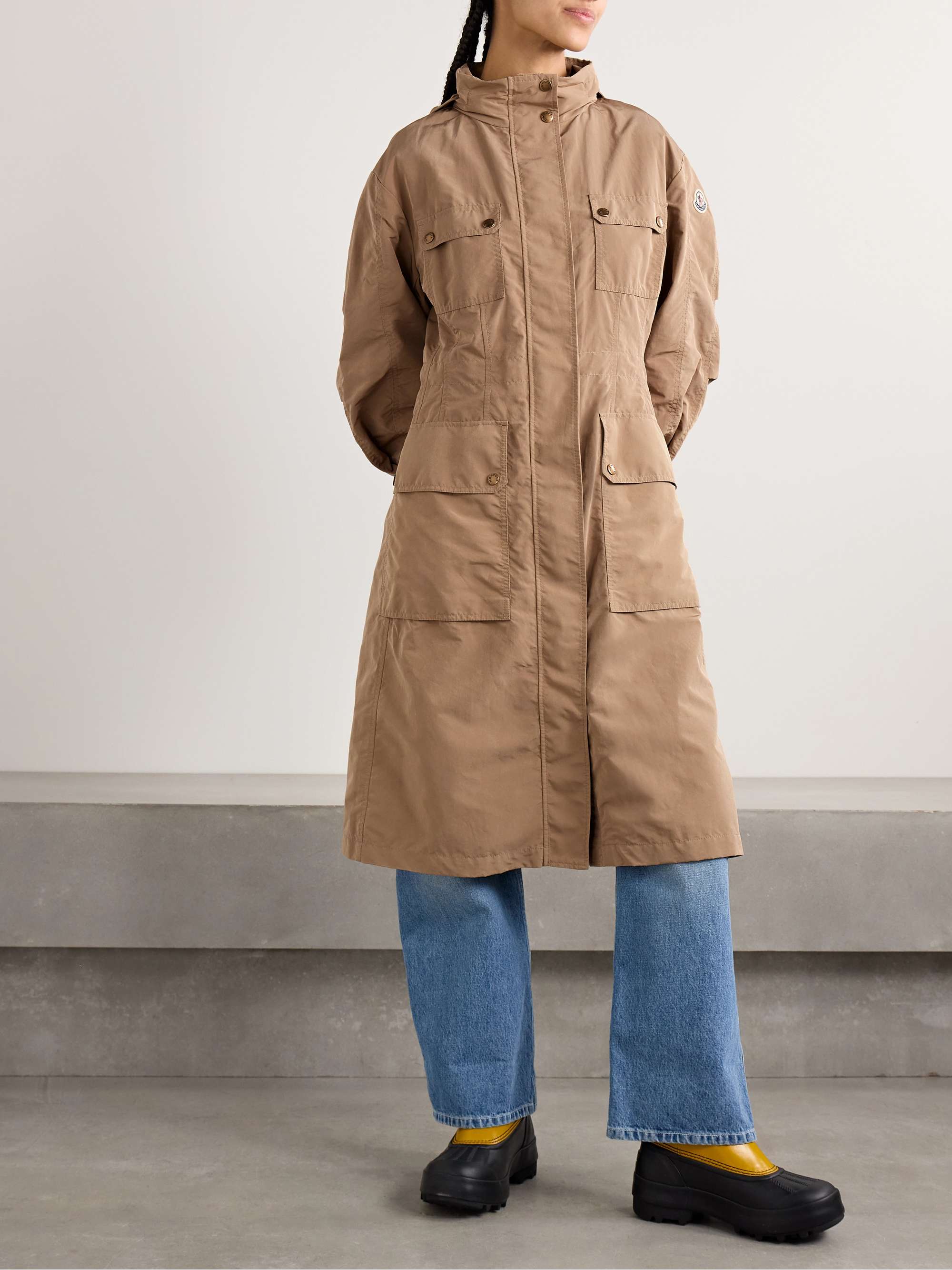 Nantes hooded shell parka view