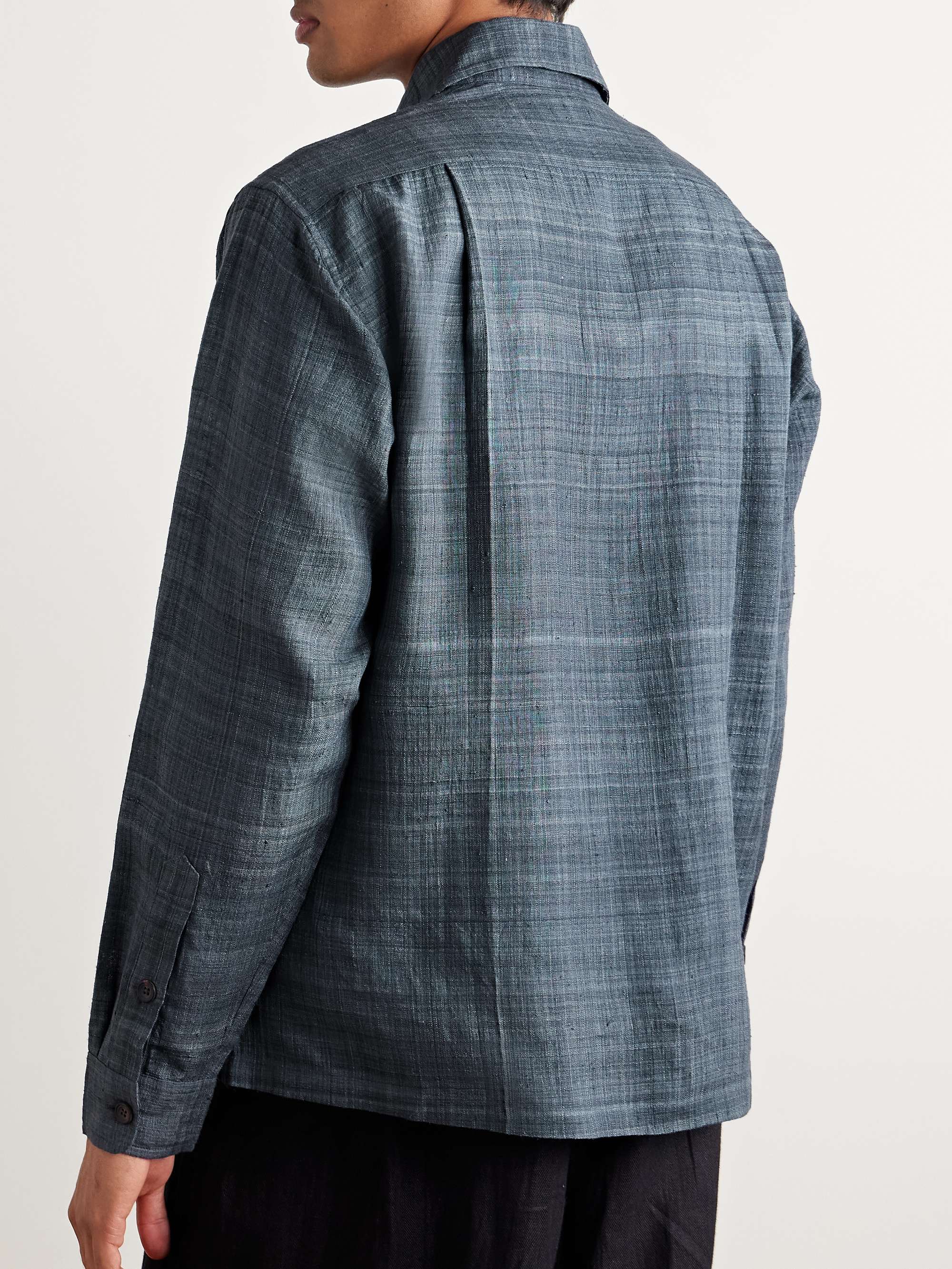 Sultan Embroidered Silk Shirt view