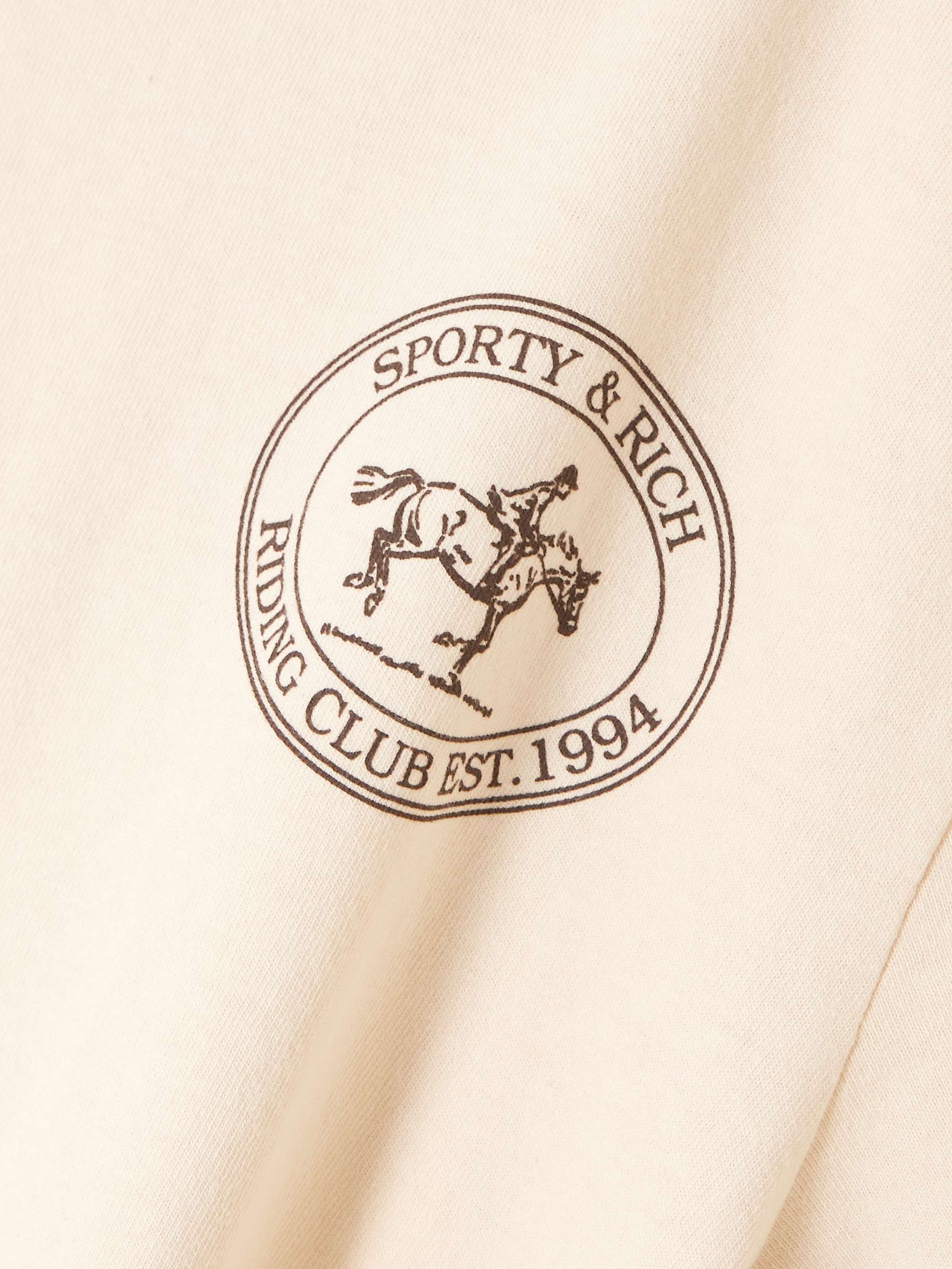 Riding Club printed cotton-jersey T-shirt view